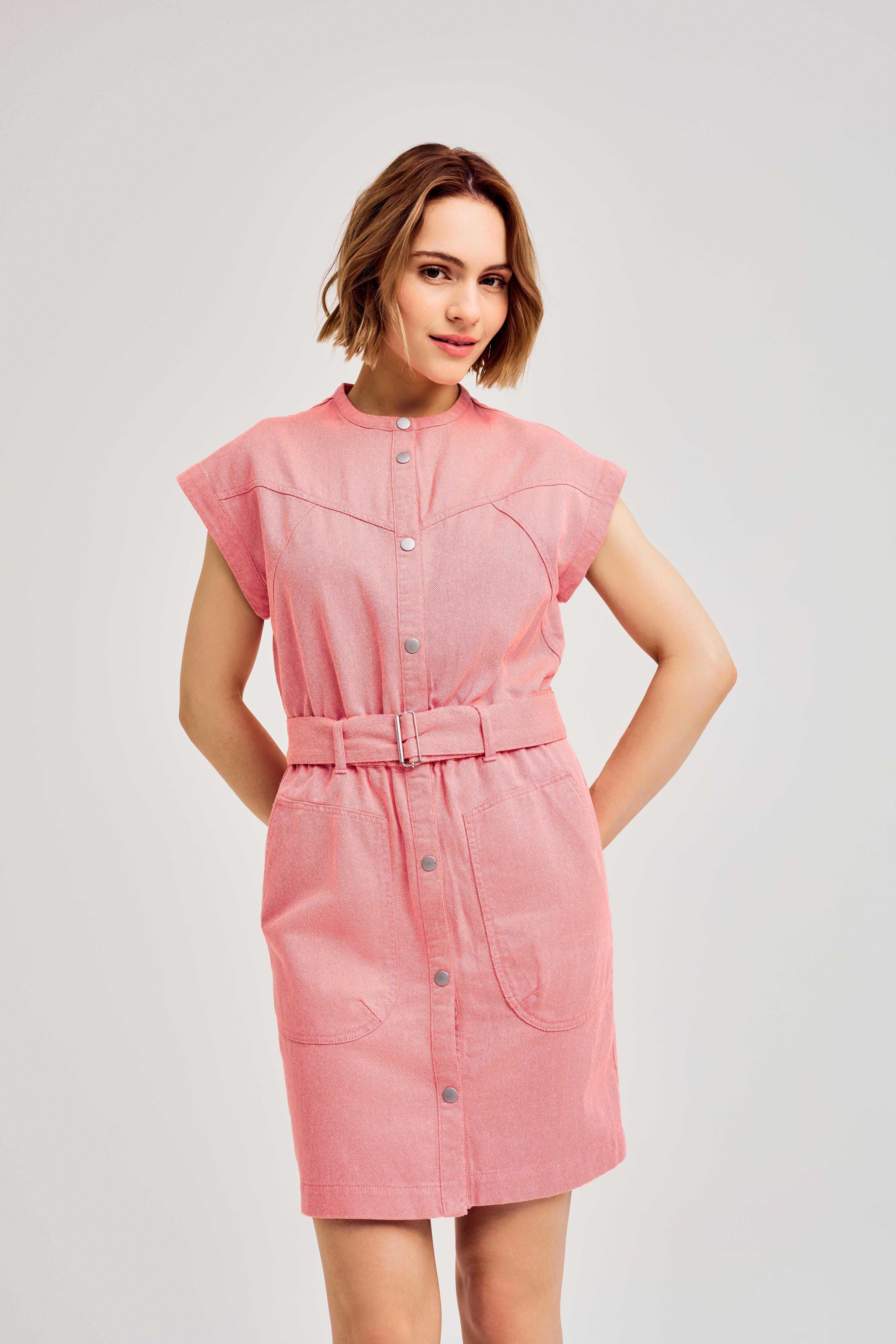 CKS Dames - DIVE - robe courte - rose clair