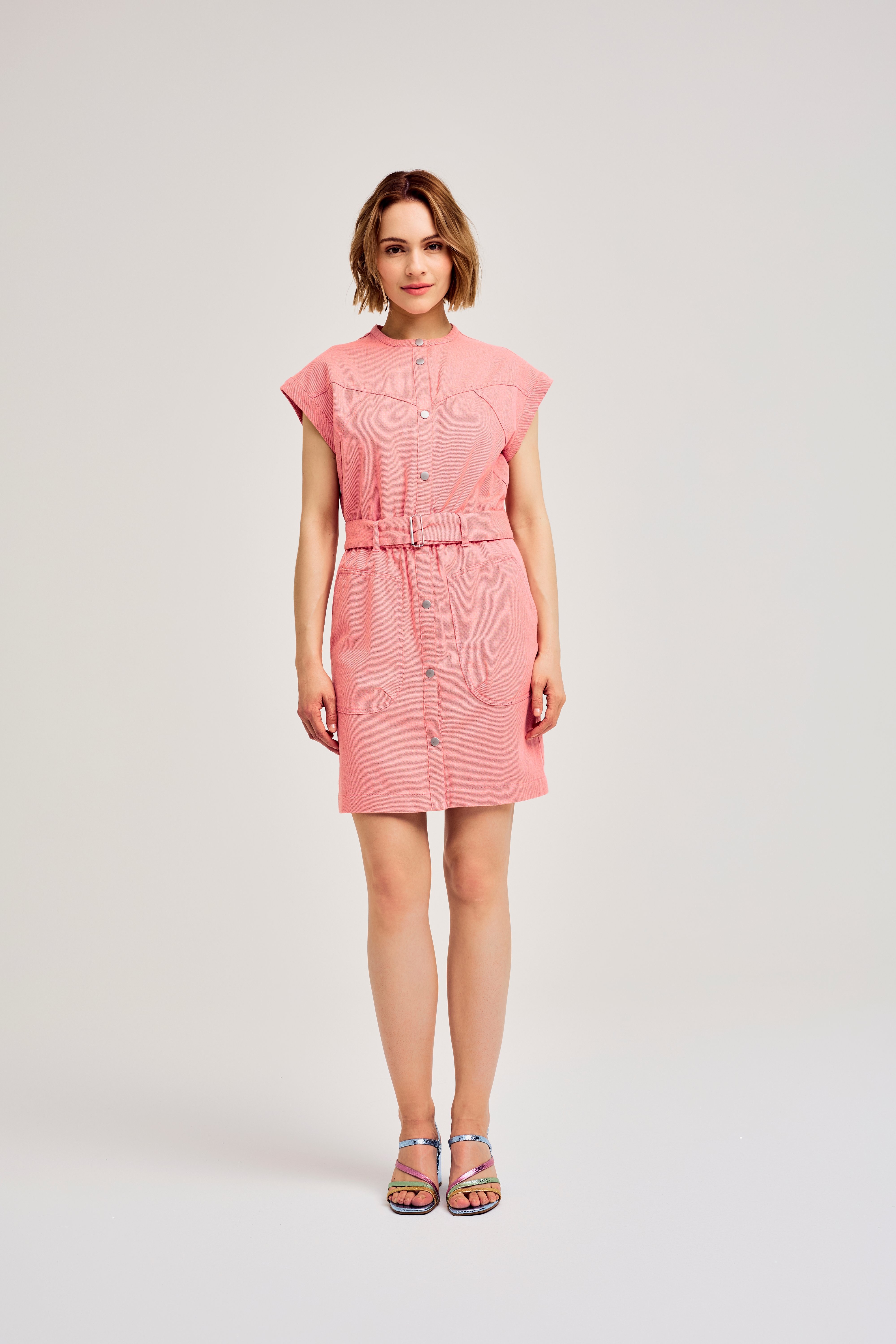 CKS Dames - DIVE - robe courte - rose clair