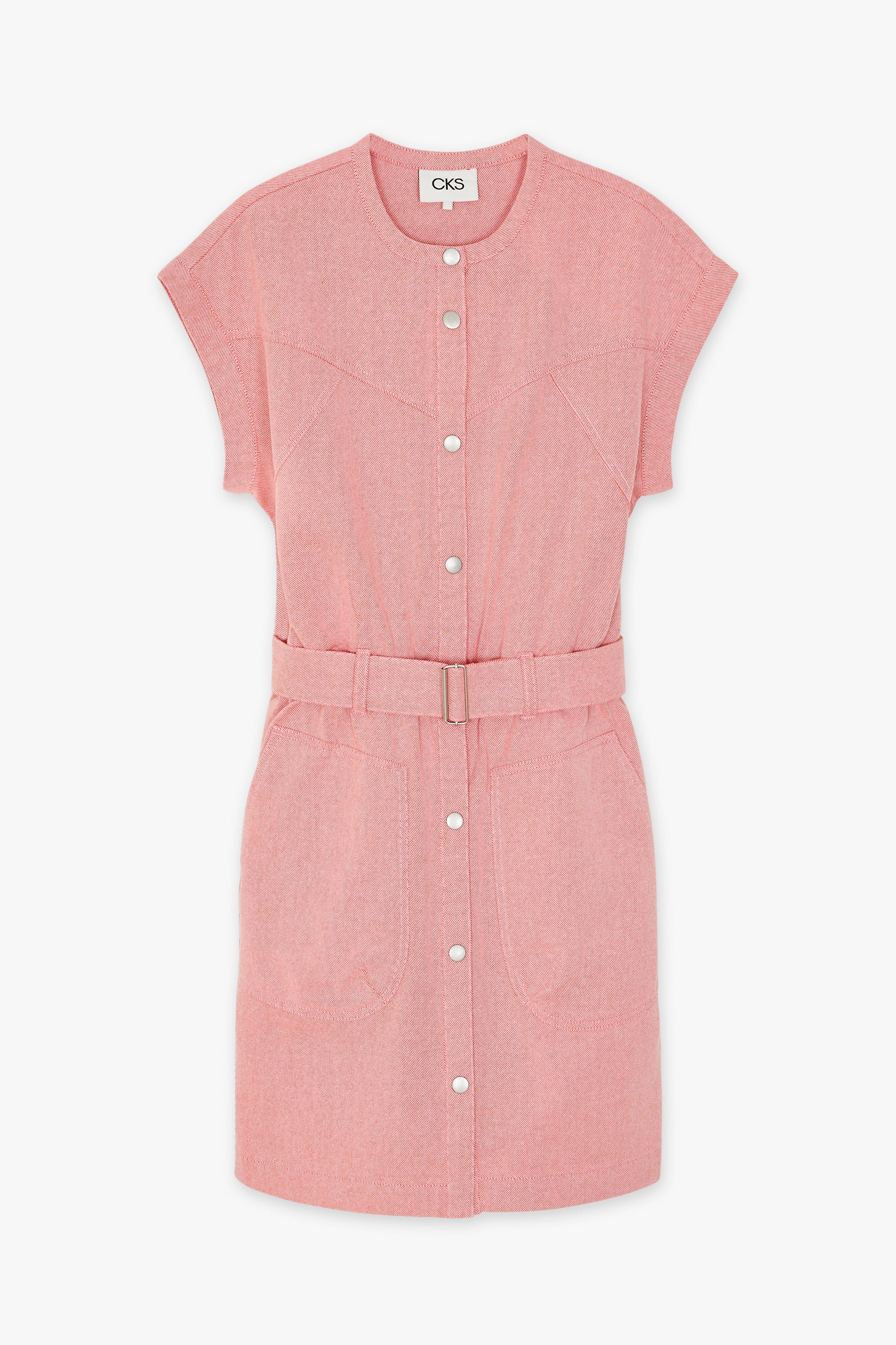 CKS Dames - DIVE - robe courte - rose clair