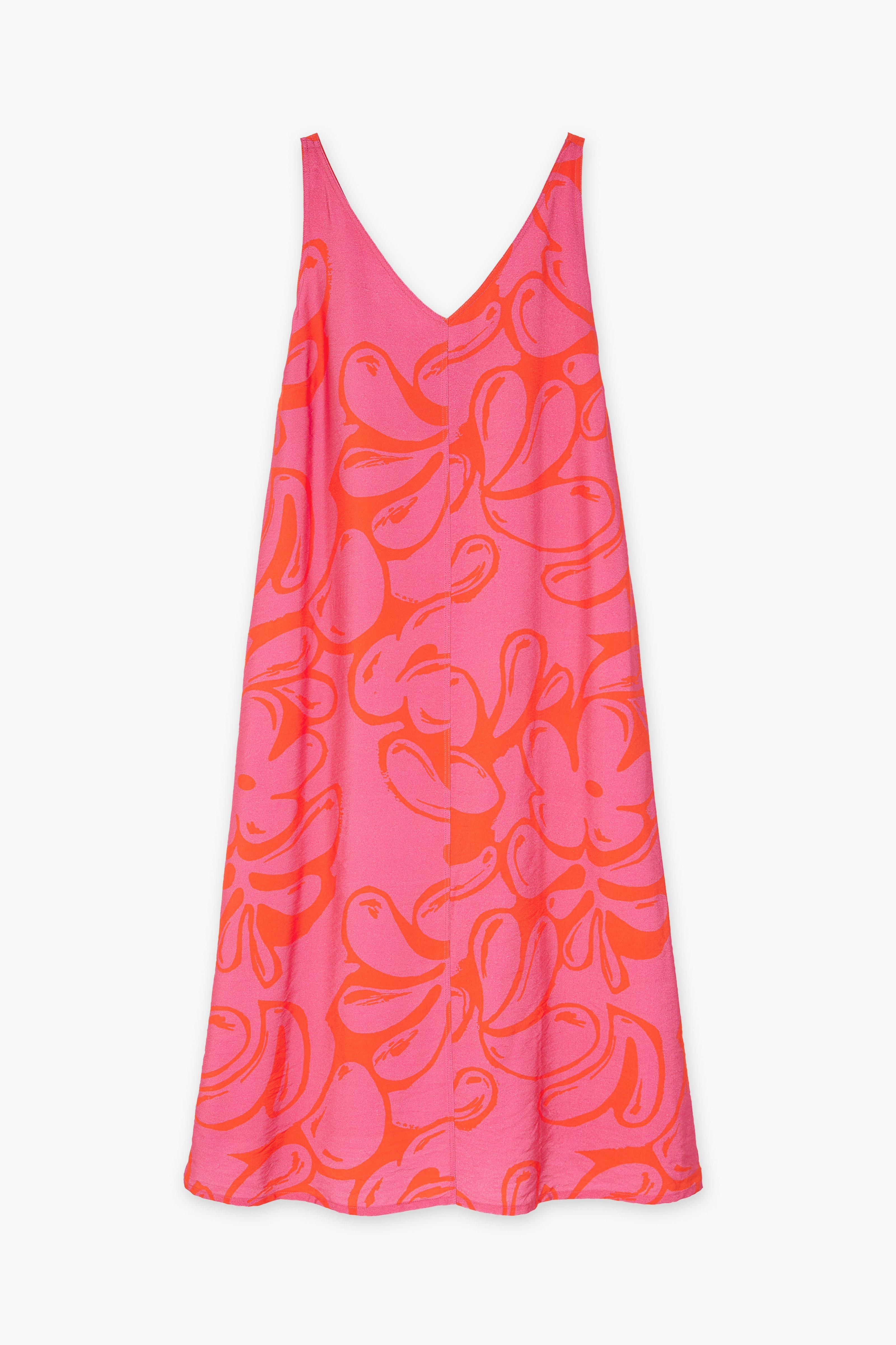 CKS Dames - NESPIAM - long dress - bright pink