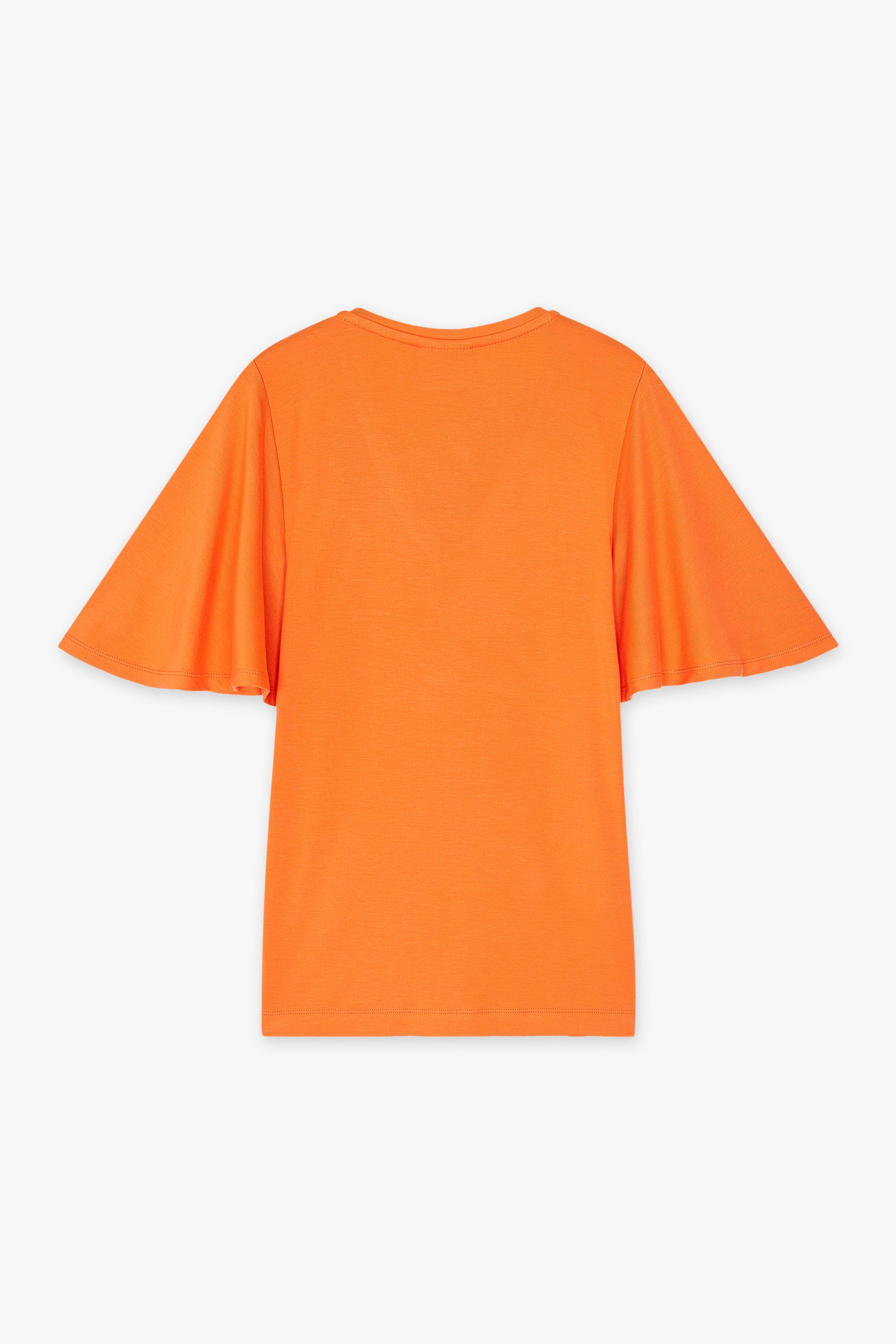 CKS Dames - TIKO - t-shirt à manches courtes - orange vif