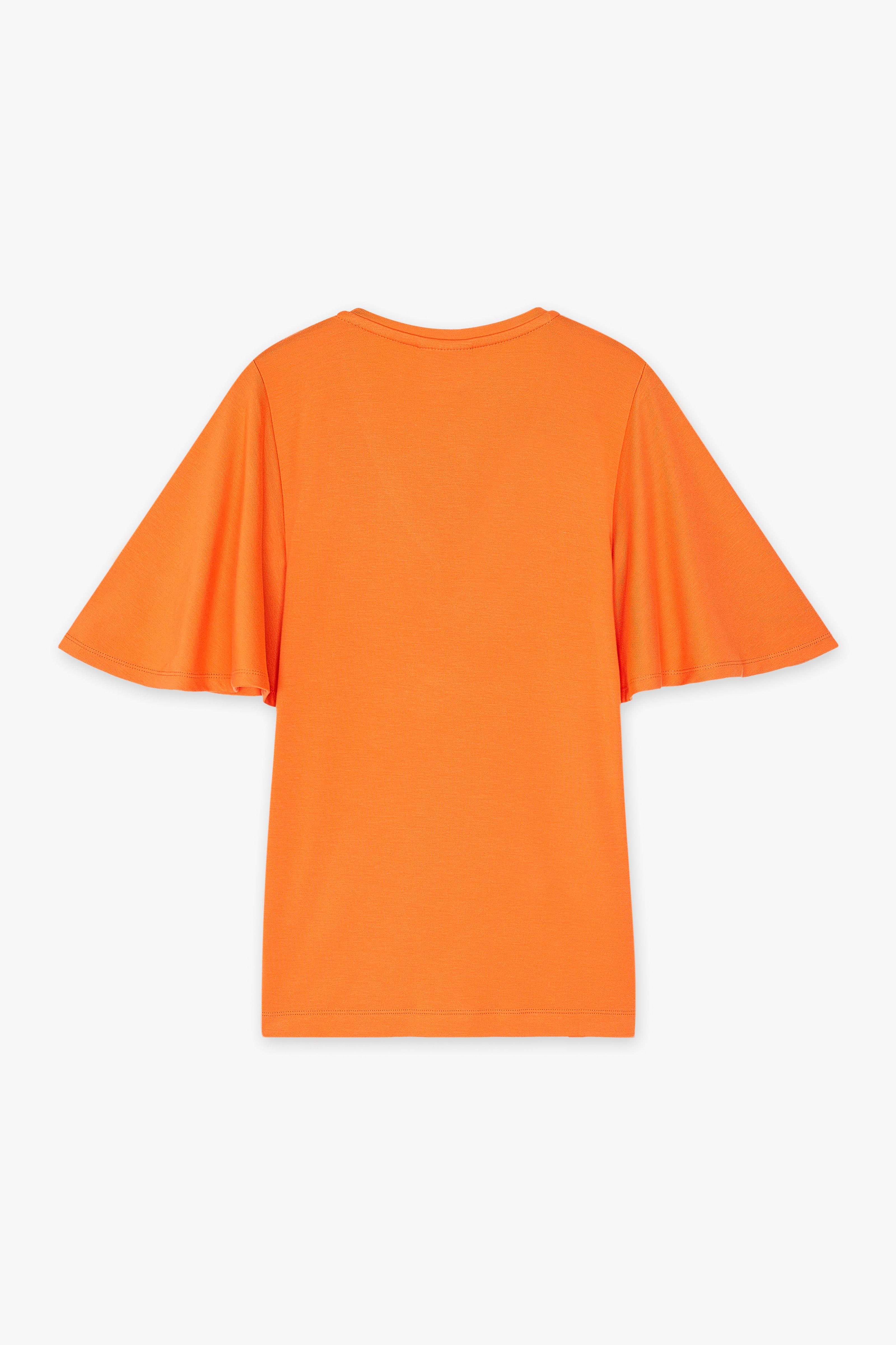 CKS Dames - TIKO - t-shirt korte mouwen - intens oranje