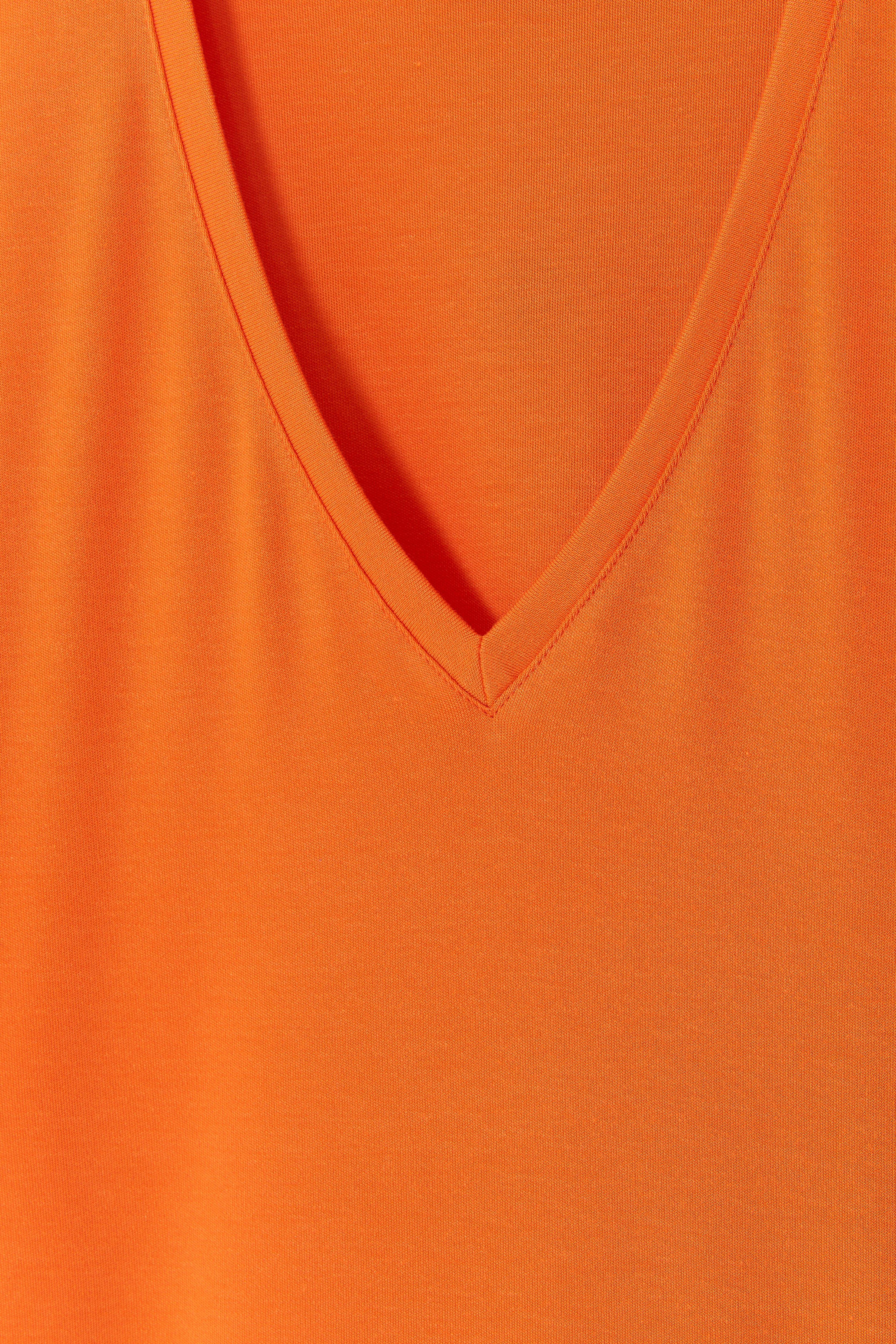 CKS Dames - TIKO - t-shirt à manches courtes - orange vif