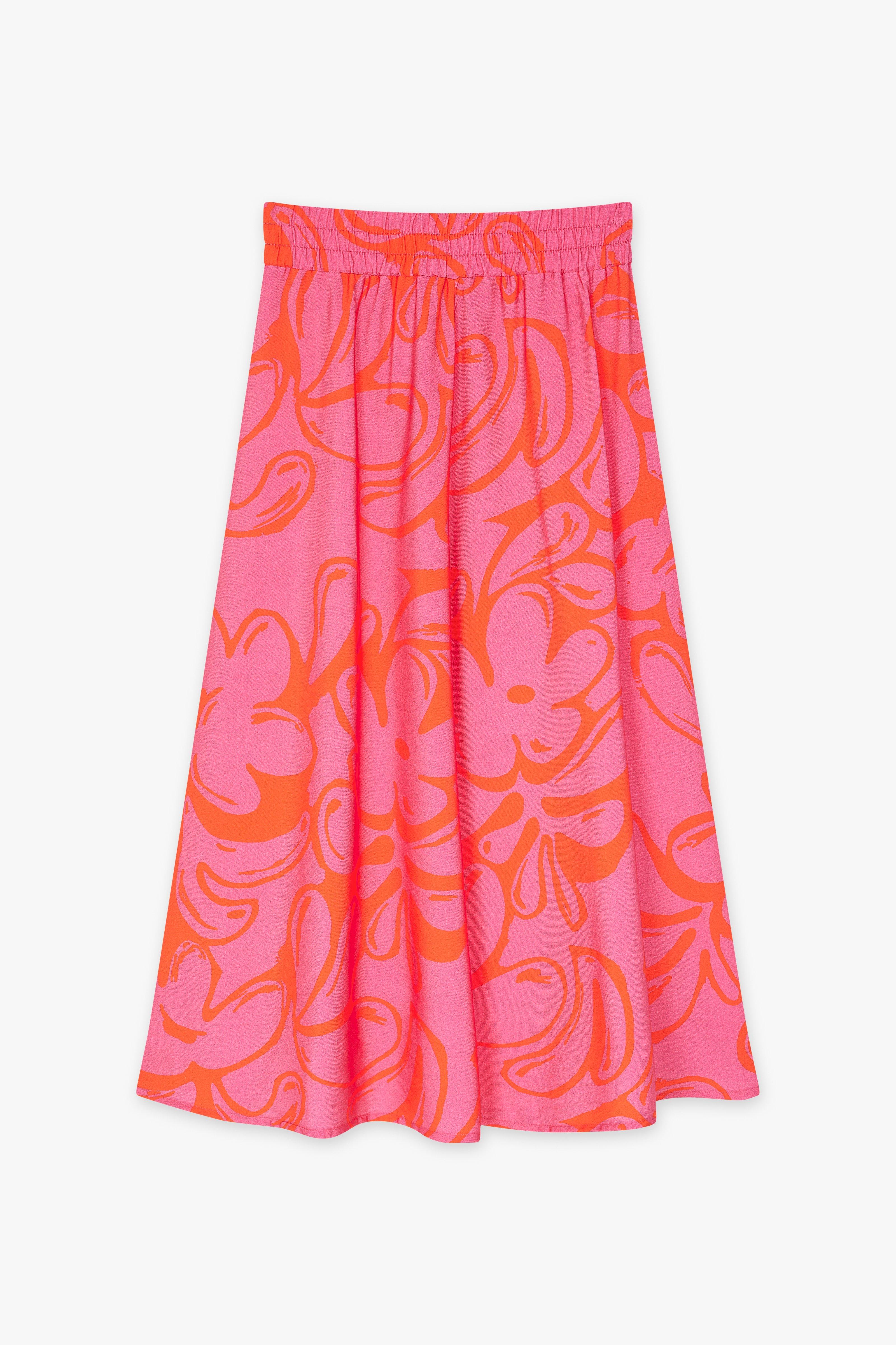 CKS Dames - VALENCINE - midi skirt - bright pink