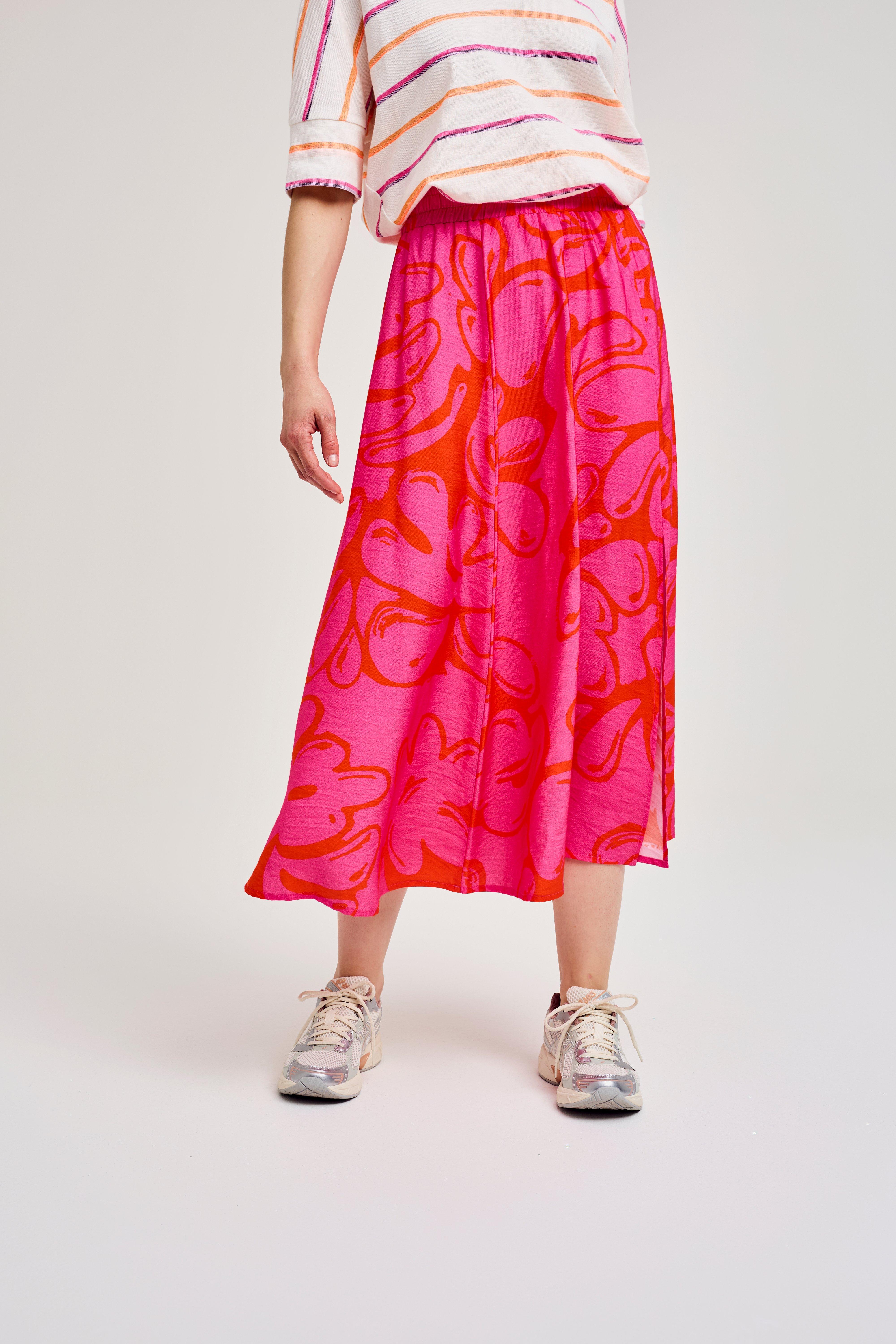 CKS Dames - VALENCINE - midi skirt - bright pink