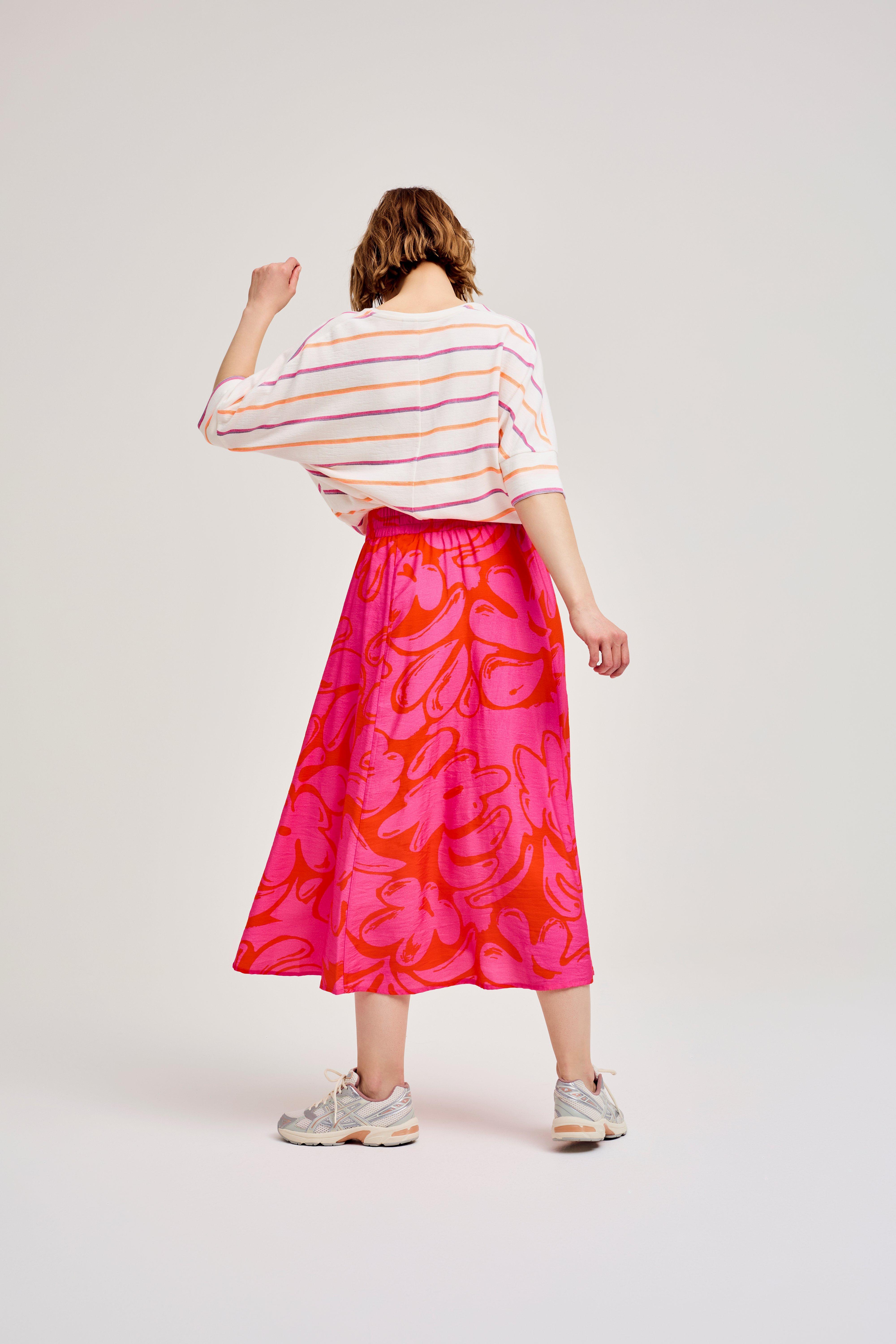 CKS Dames - VALENCINE - midi skirt - bright pink