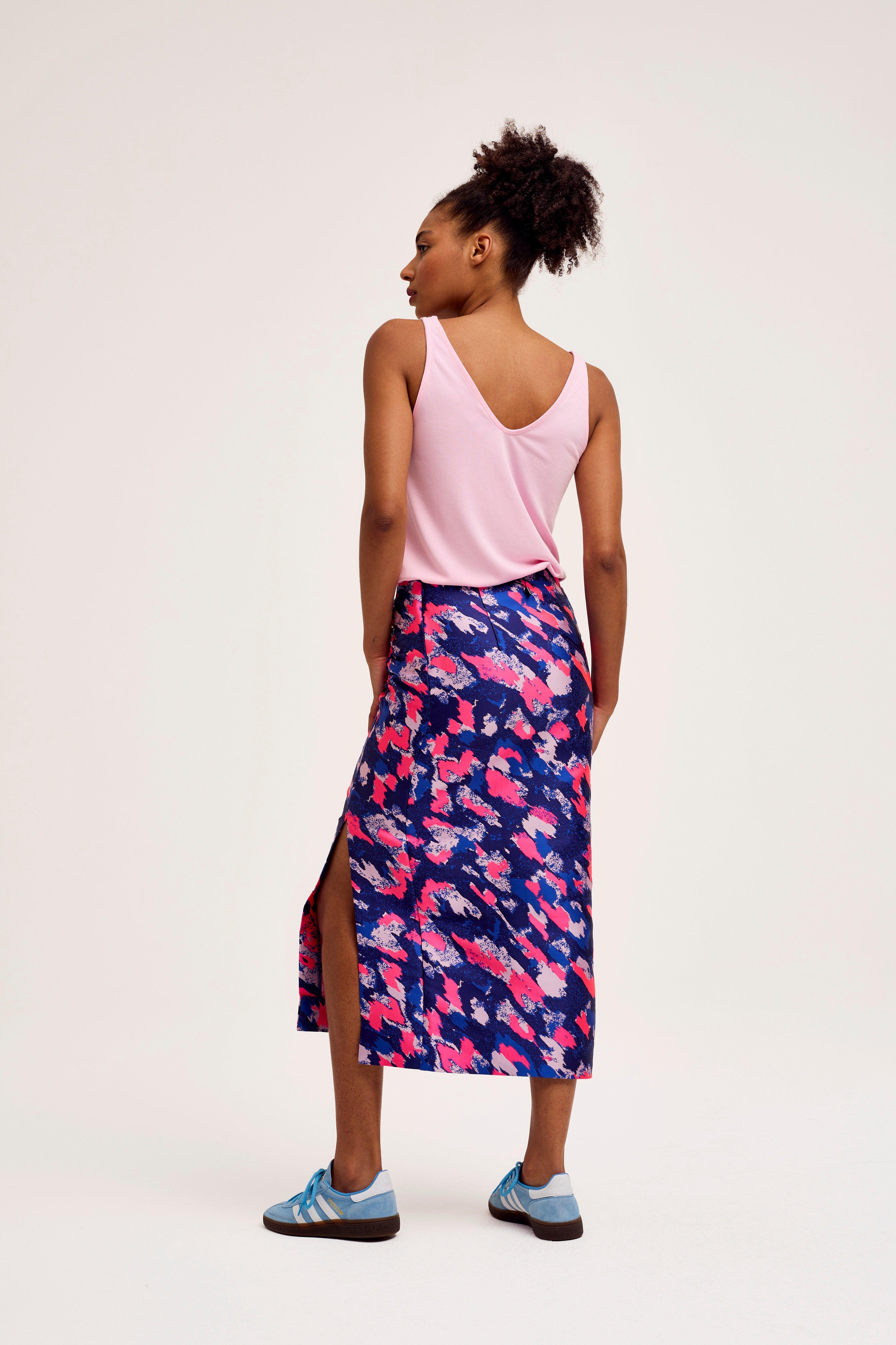 CKS Dames - SKAN - midi skirt - multicolor