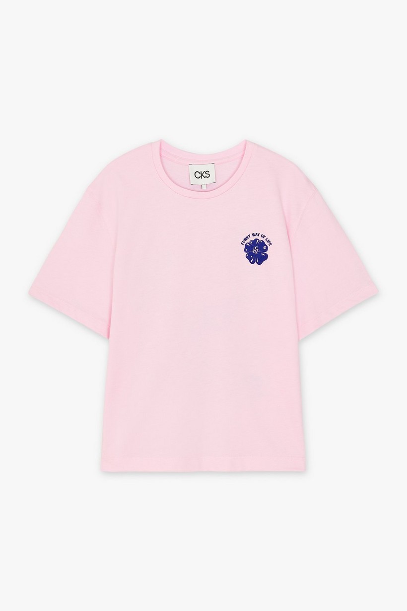 CKS Dames - SARIA - t-shirt short sleeves - light pink