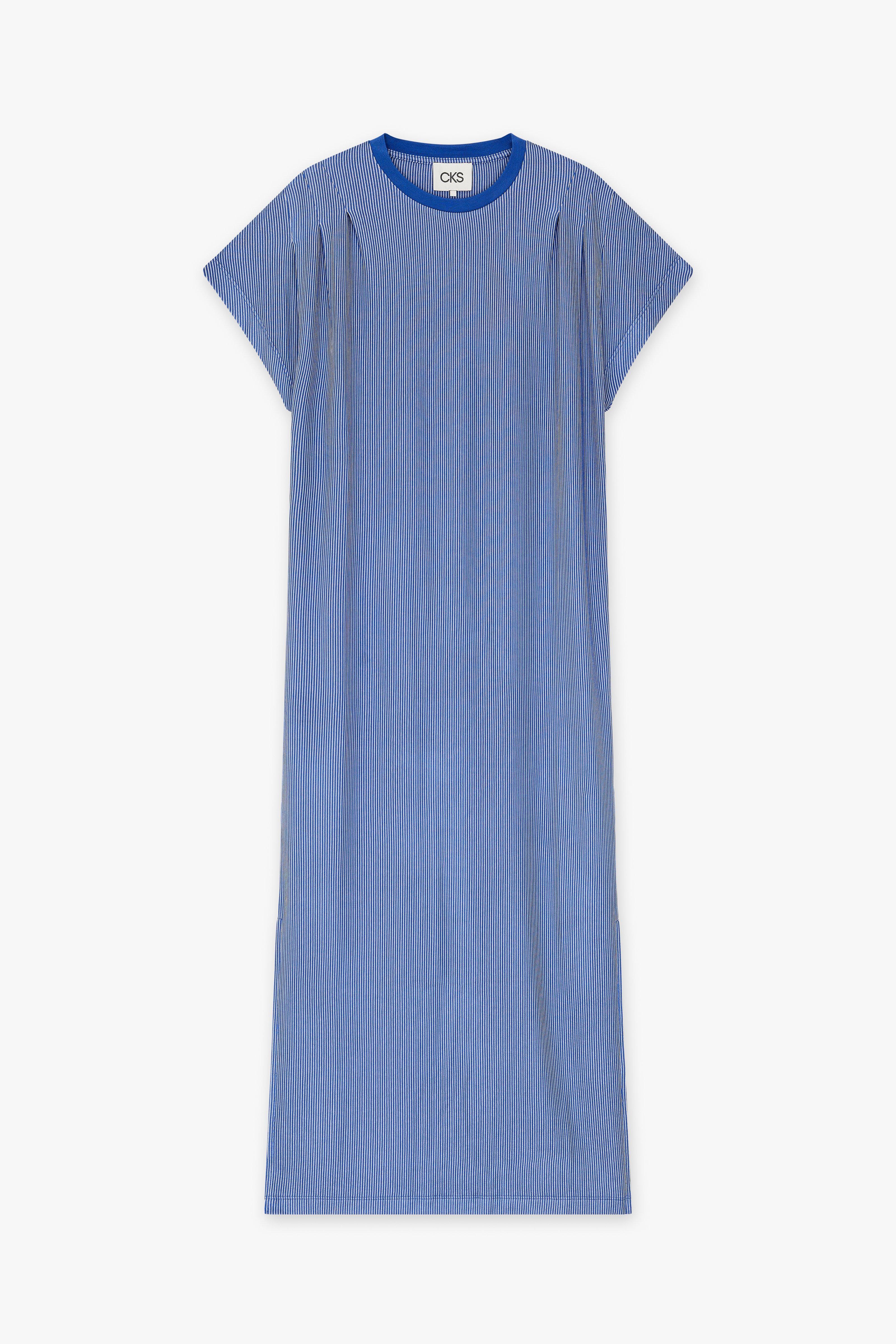 CKS Dames - JAZZYLONG - lange jurk - donkerblauw