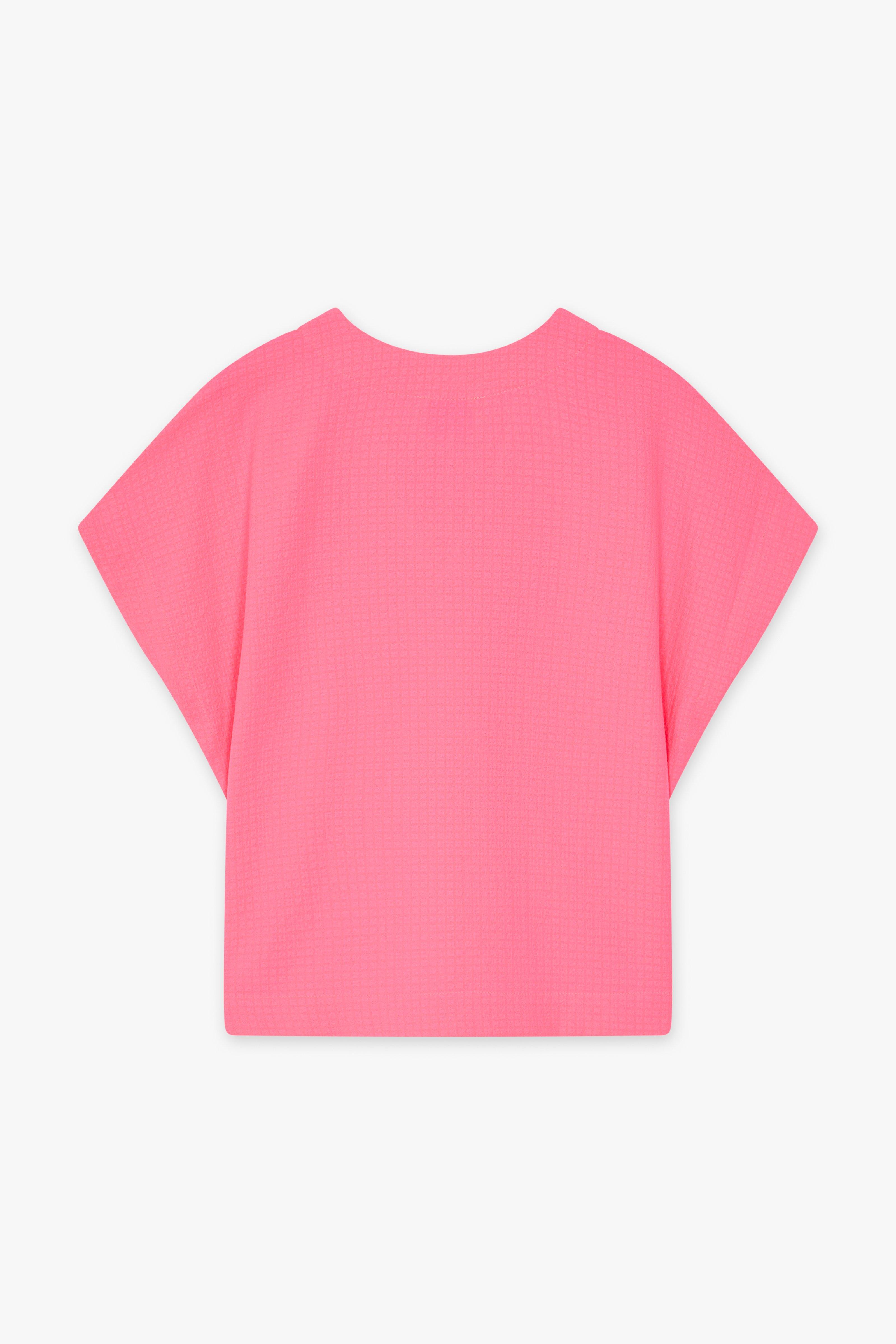 CKS Dames - SABA - blouse lange mouwen - intens roze