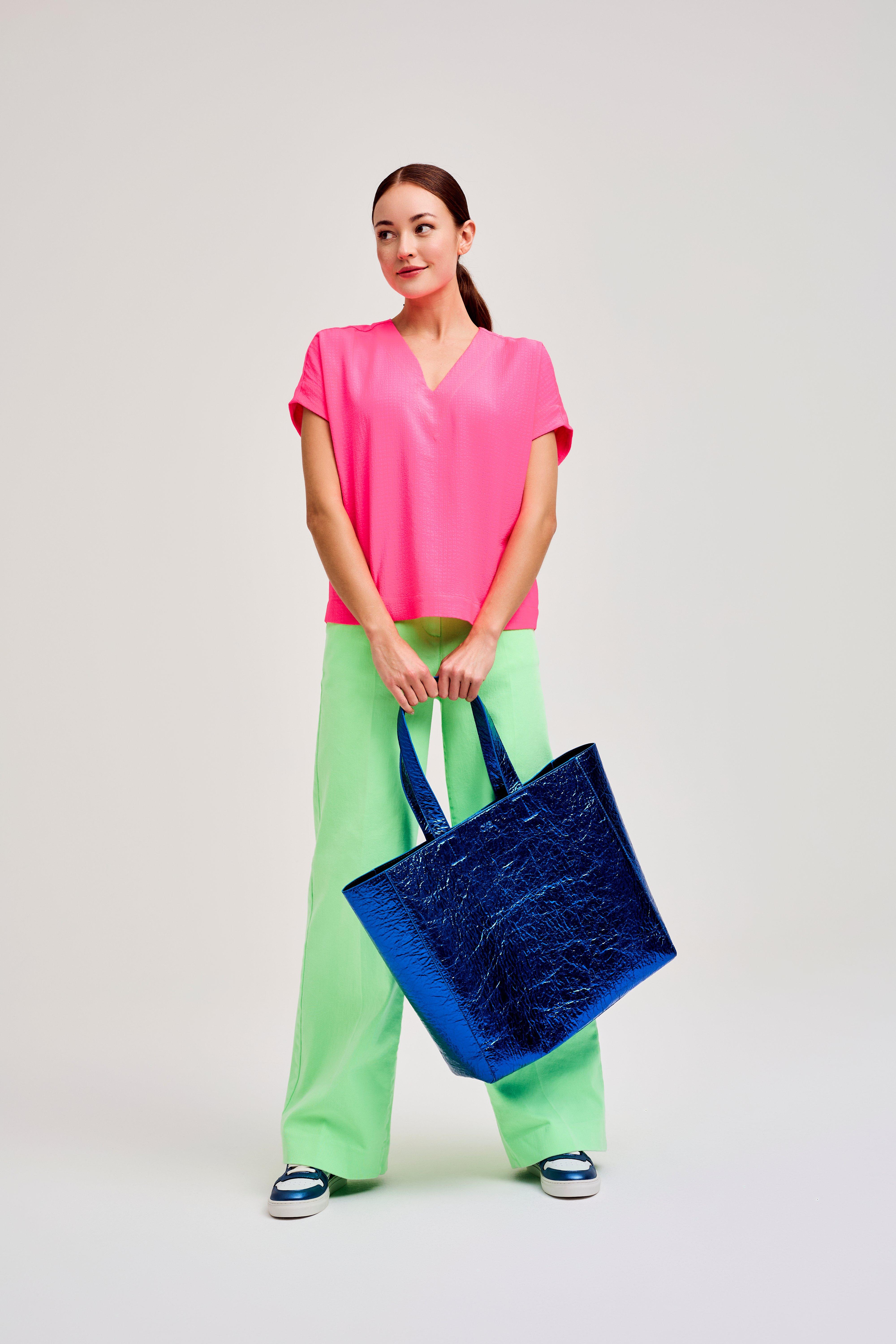 CKS Dames - SABA - blouse lange mouwen - intens roze