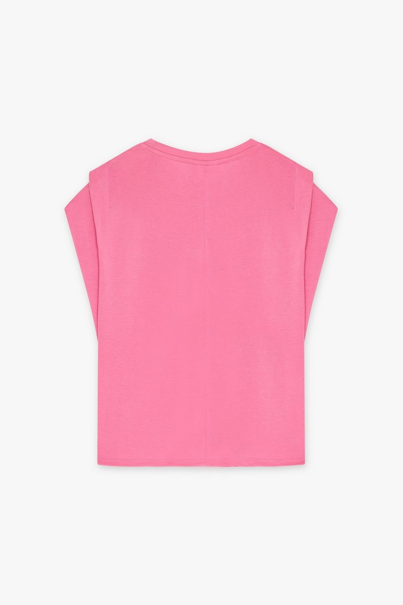 CKS Dames - PAMINA - t-shirt à manches courtes - rose vif