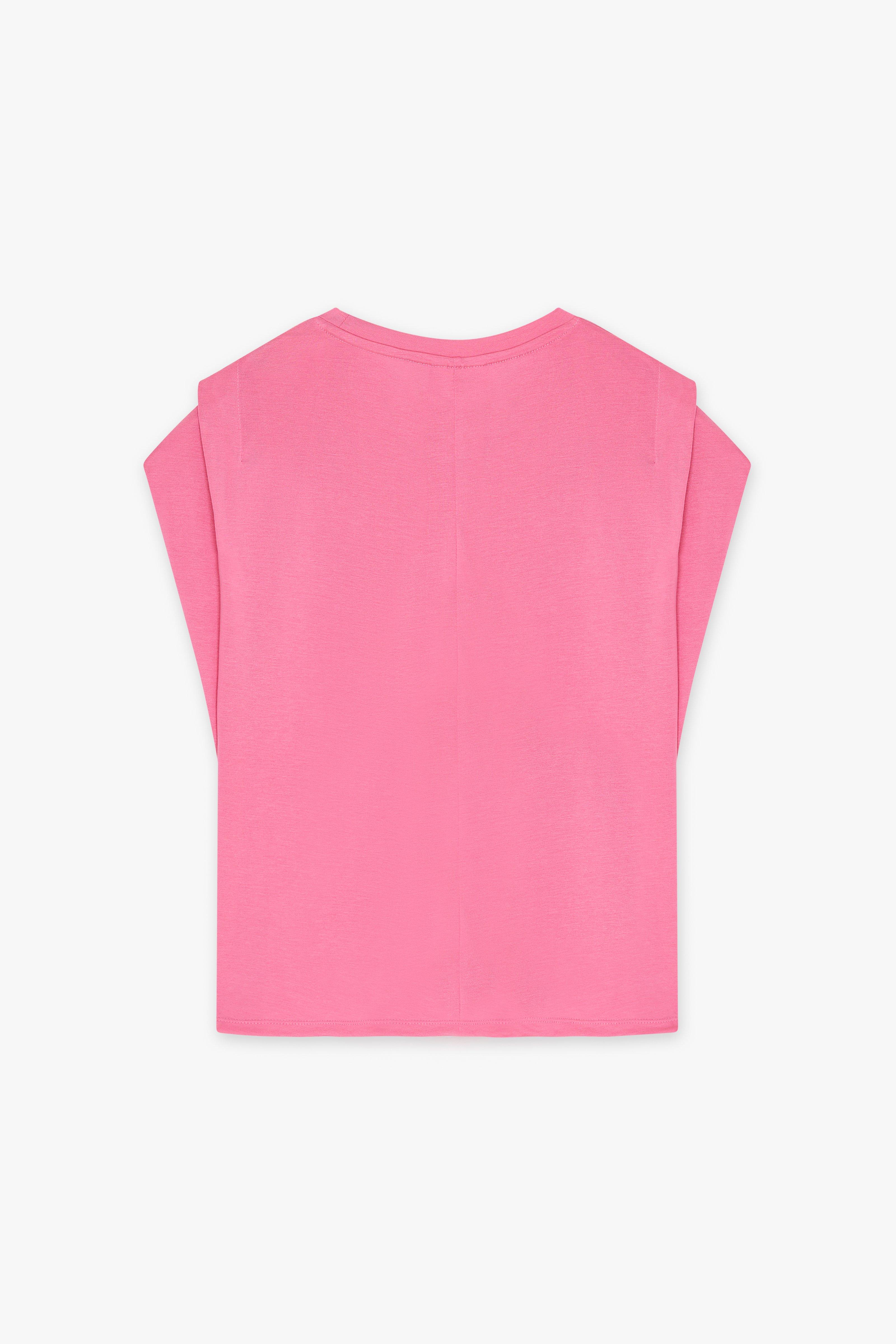 CKS Dames - PAMINA - t-shirt à manches courtes - rose vif