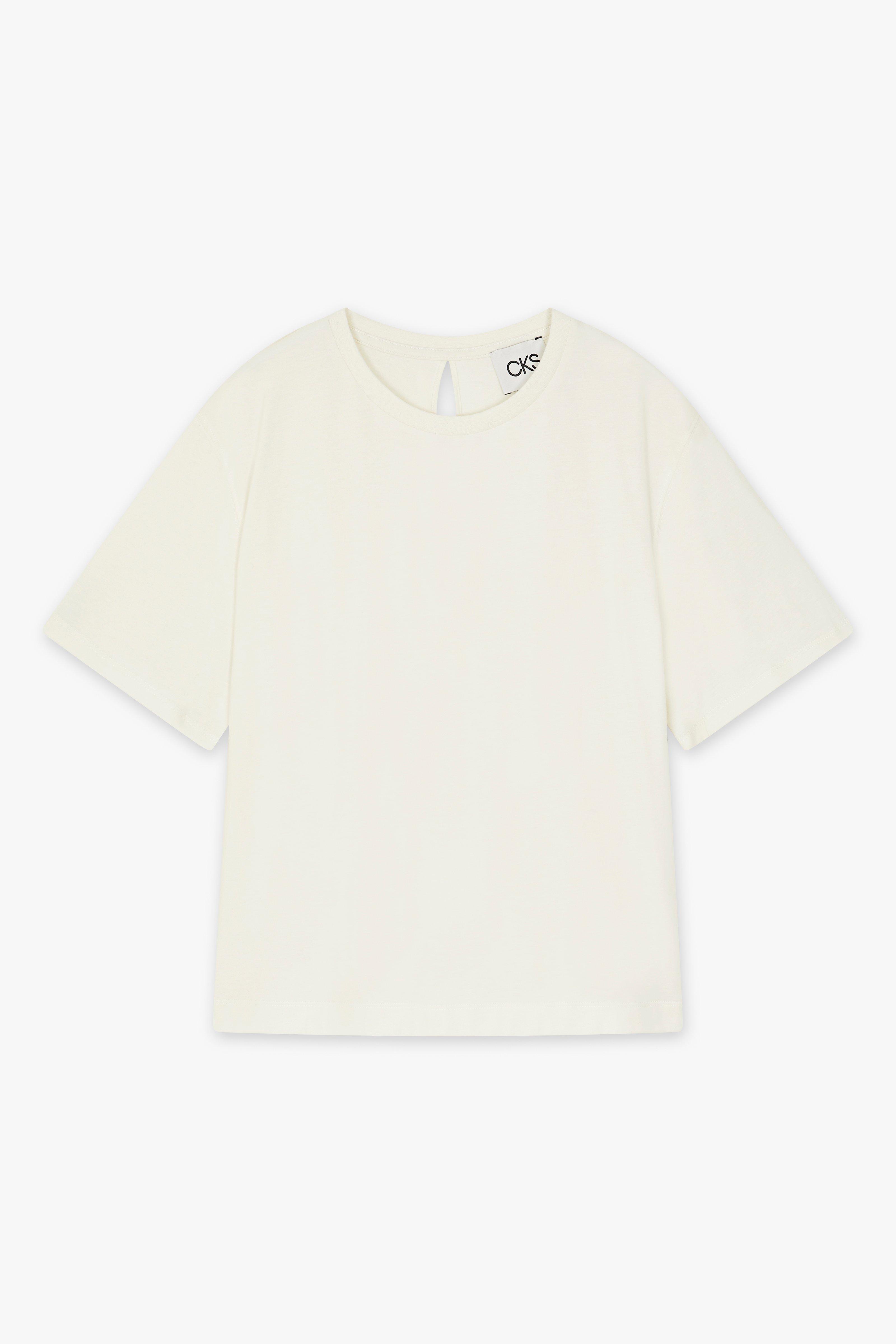 CKS Dames - TURN - t-shirt korte mouwen - wit