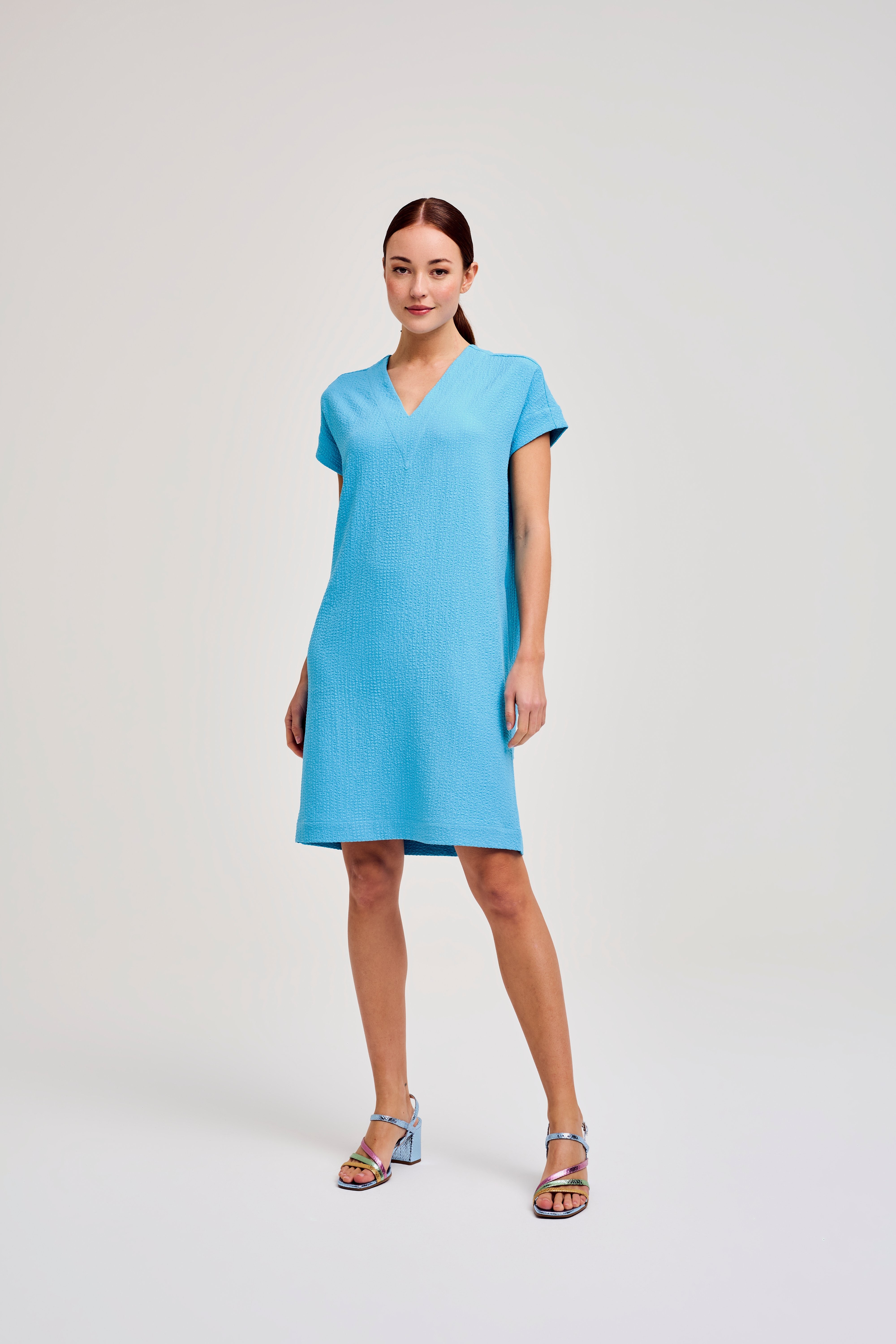 CKS Dames - SABADRESS - korte jurk - blauw