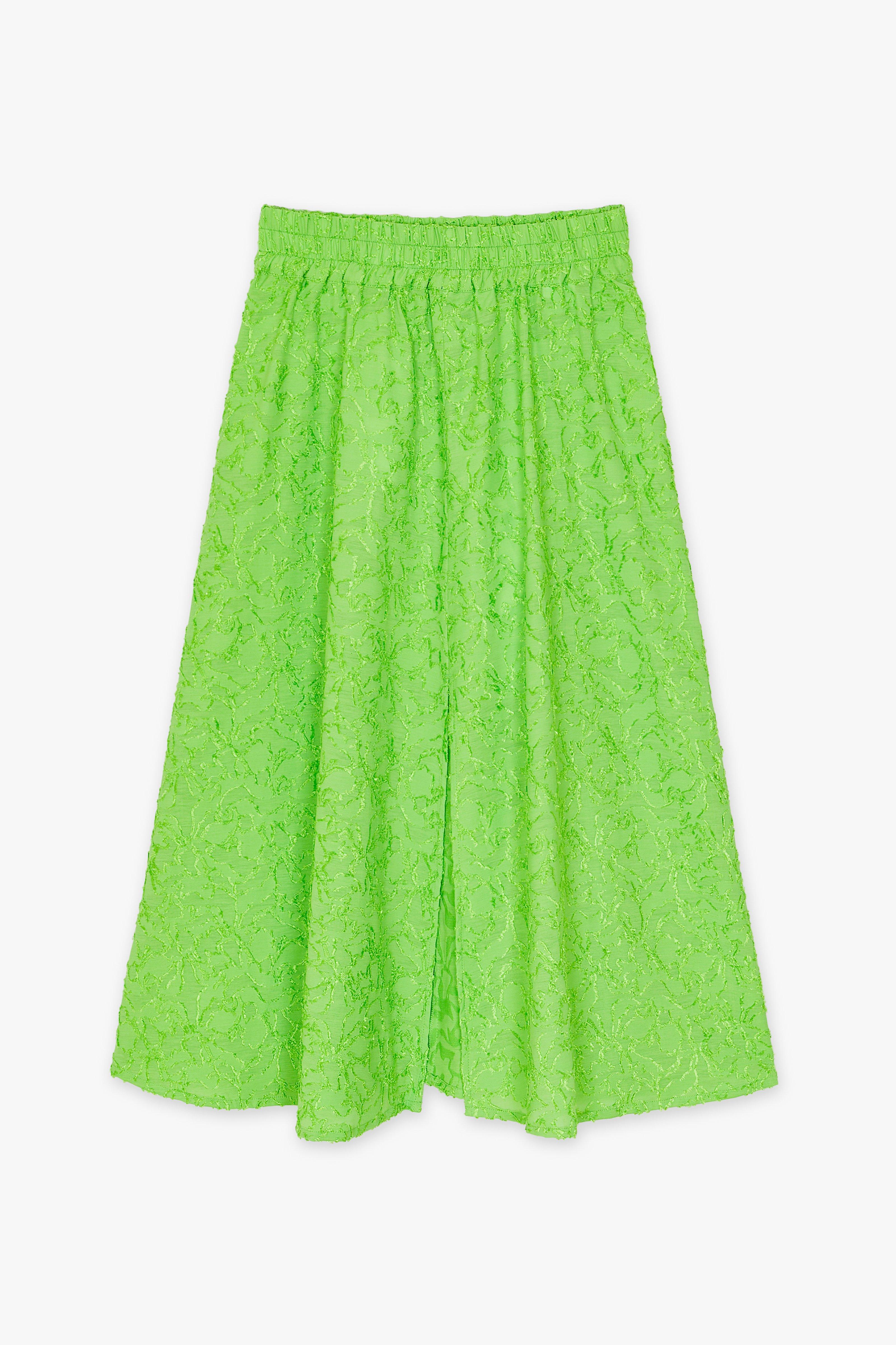 CKS Dames - VALENCINE - midi skirt - bright green