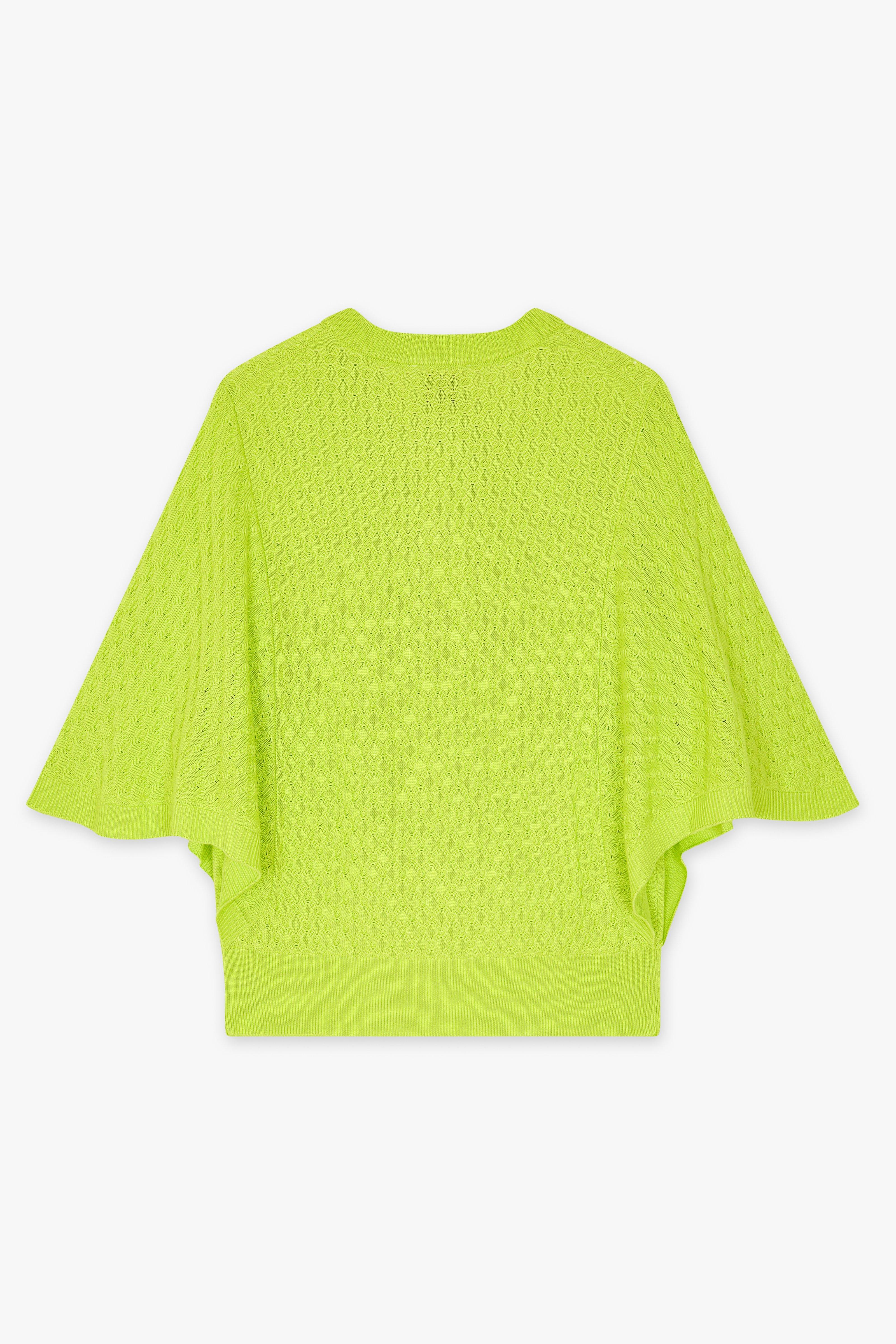 CKS Dames - PORT - knitted top - bright yellow