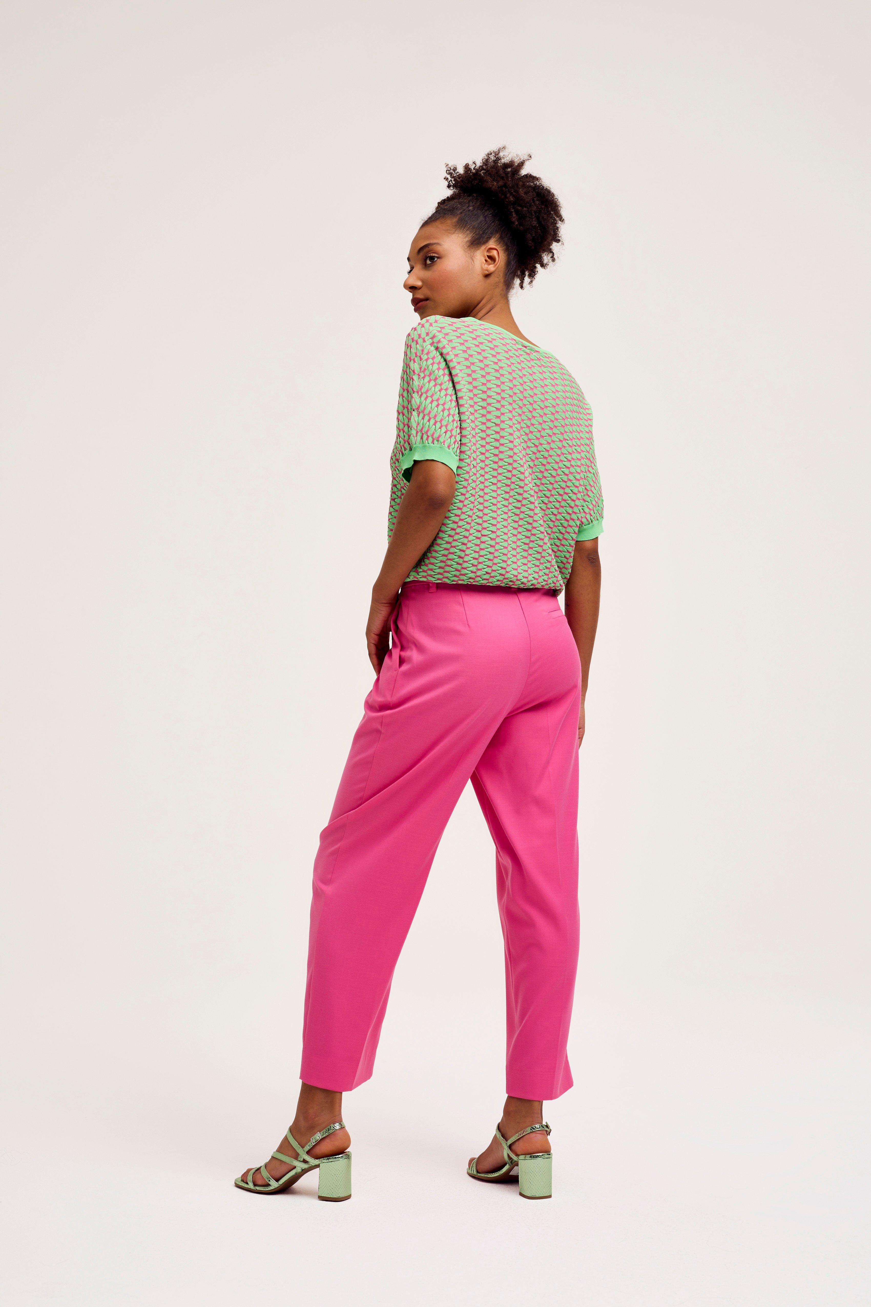 CKS Dames - PRIKKER - knitted top - light green