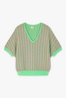 CKS Dames - PRIKKER - knitted top - light green