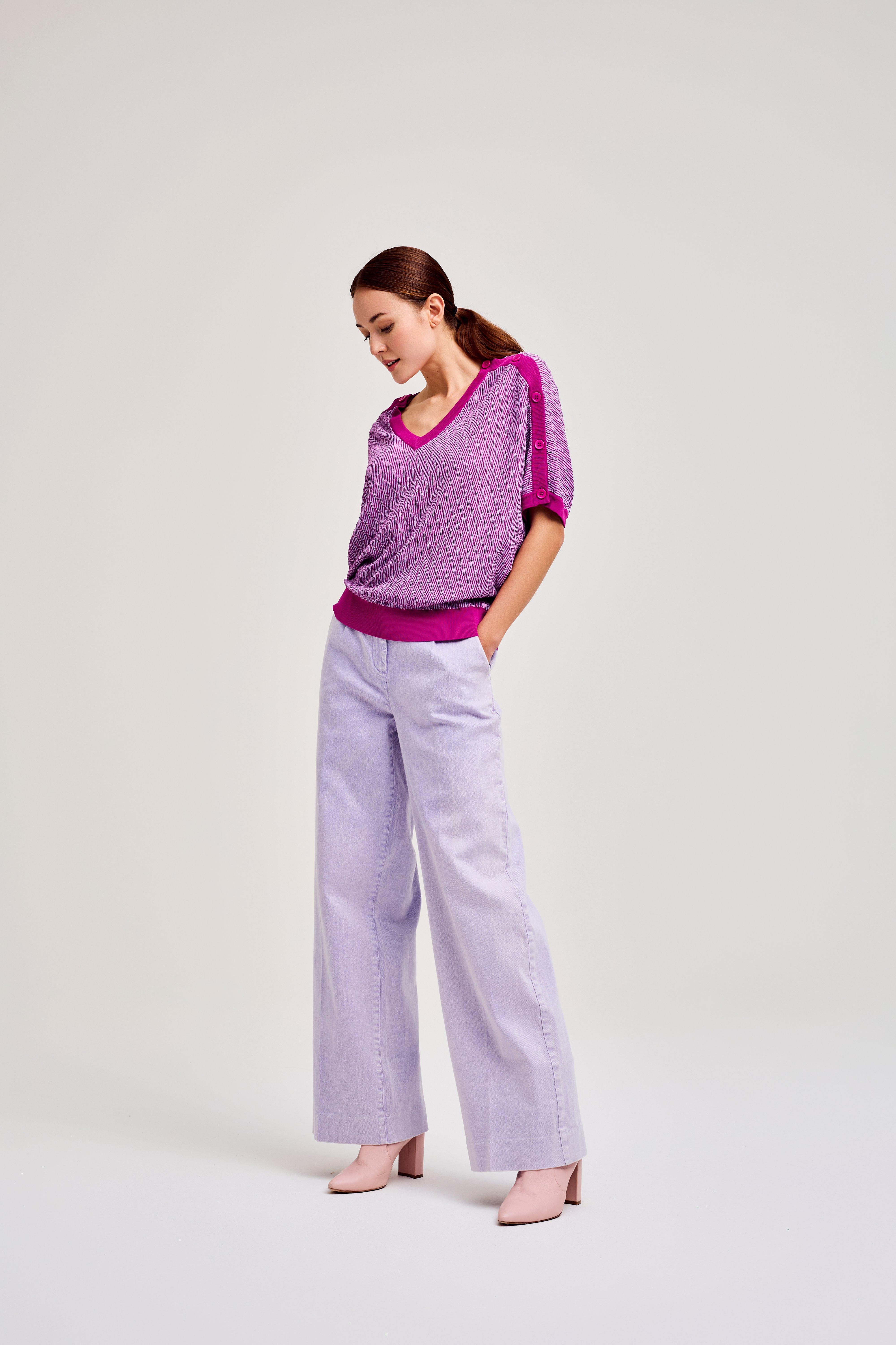 CKS Dames - POLKA - knitted top - pink