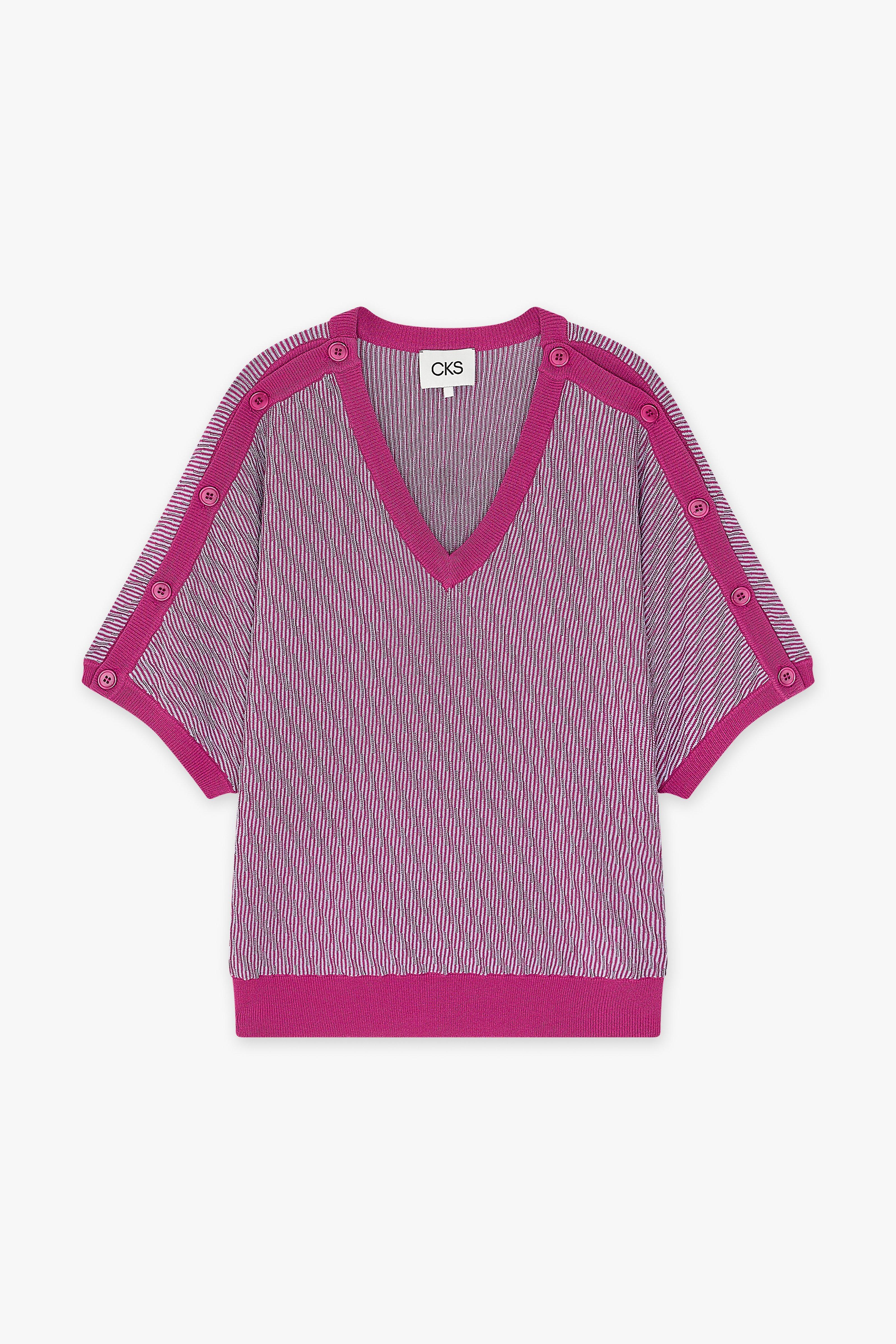 CKS Dames - POLKA - haut tricoté - rose