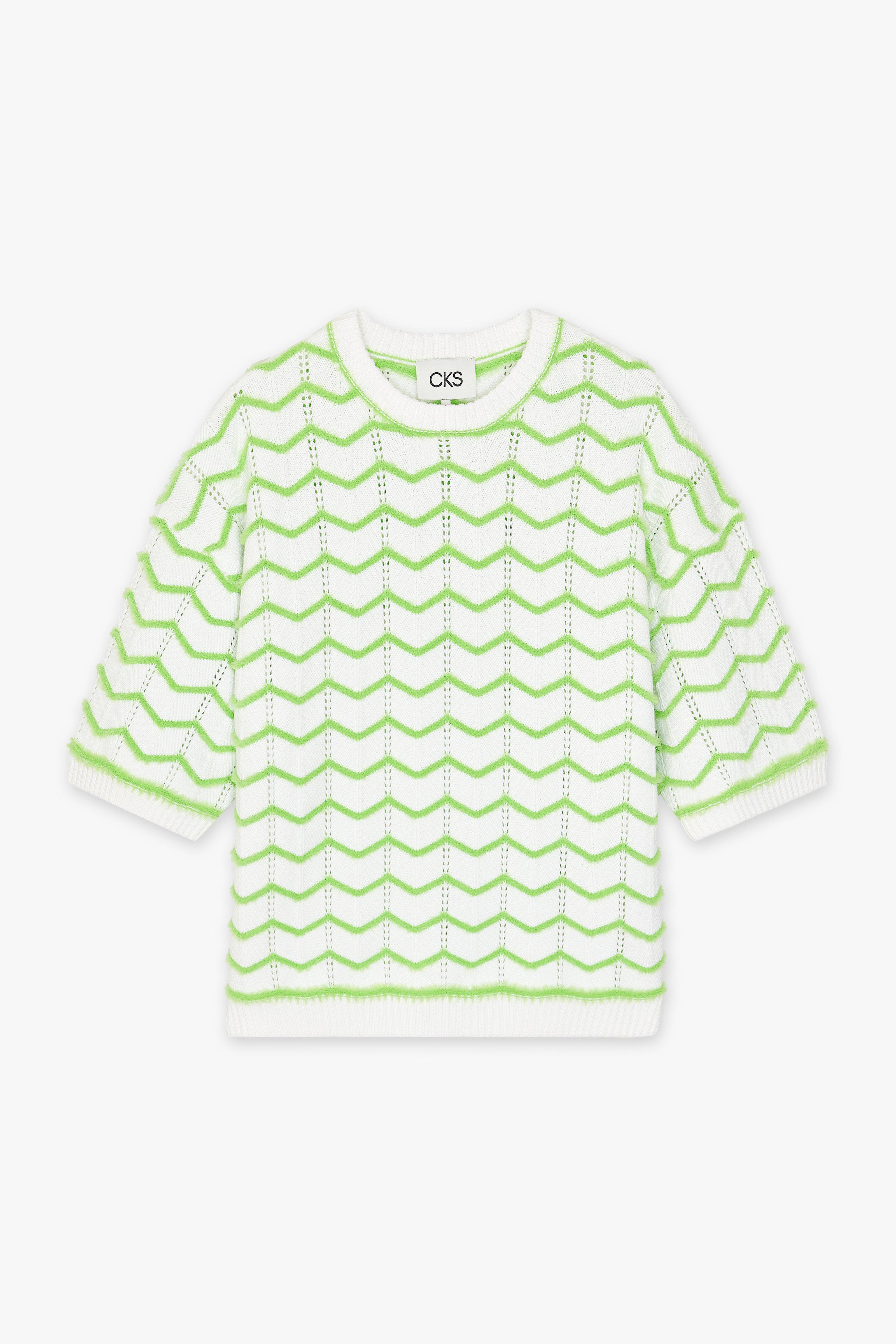 CKS Dames - PENFOLD - knitted top - bright green