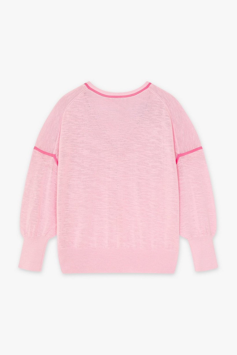 CKS Dames - PHANTA - knitted top - light pink