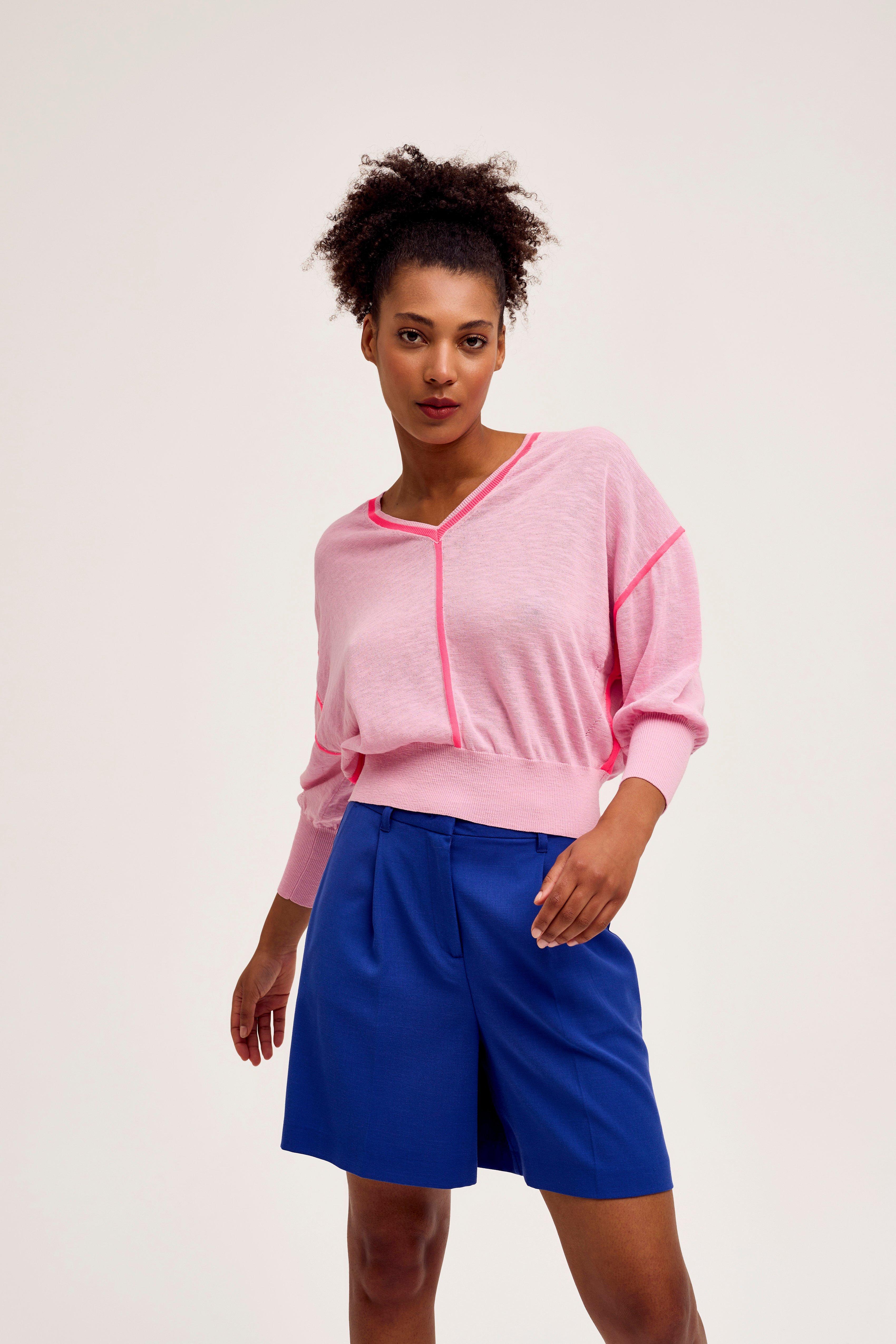 CKS Dames - PHANTA - knitted top - light pink