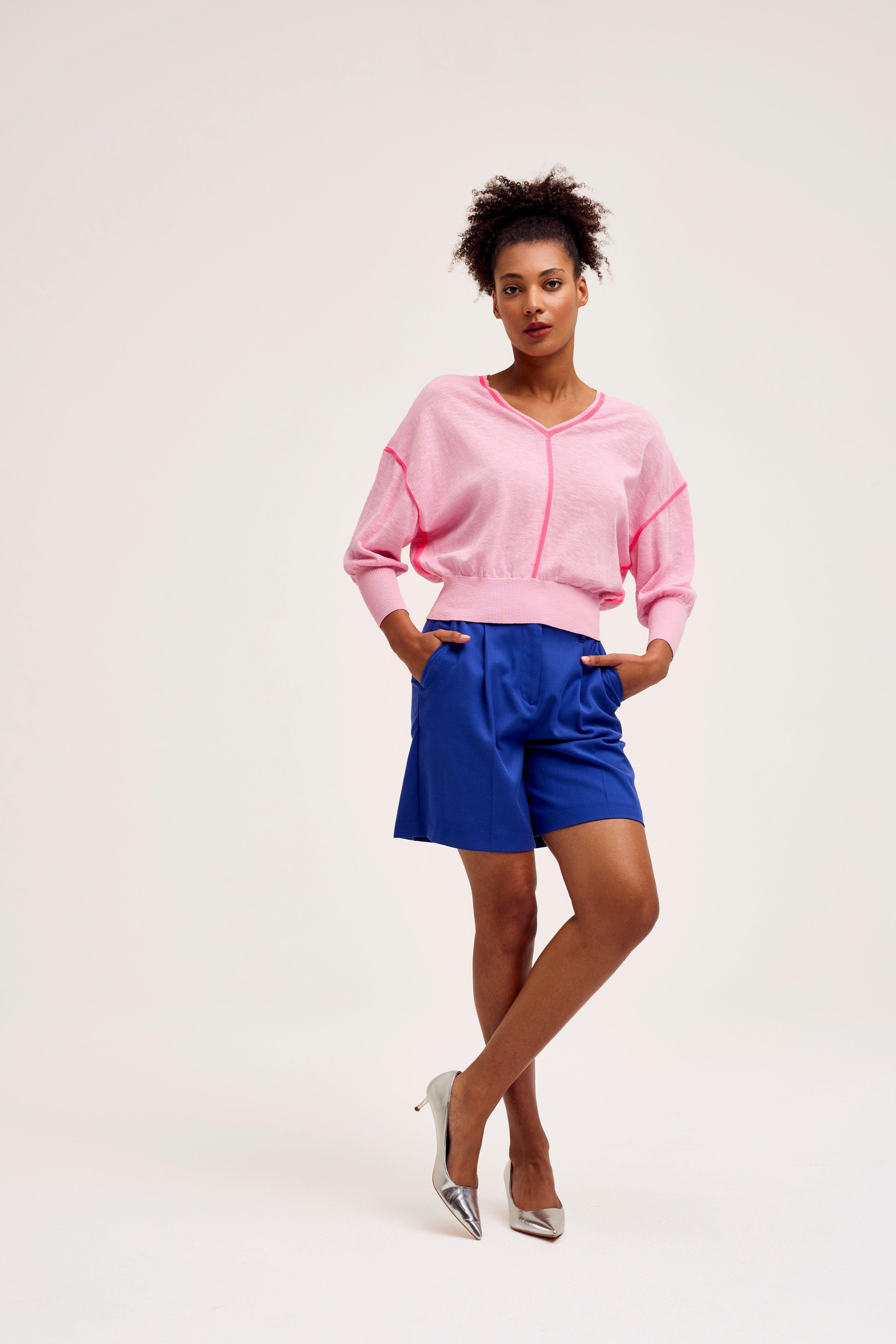 CKS Dames - PHANTA - knitted top - light pink