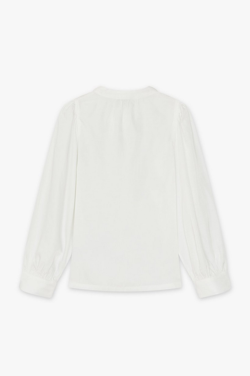 CKS Dames - ROSALINE - blouse short sleeves - white