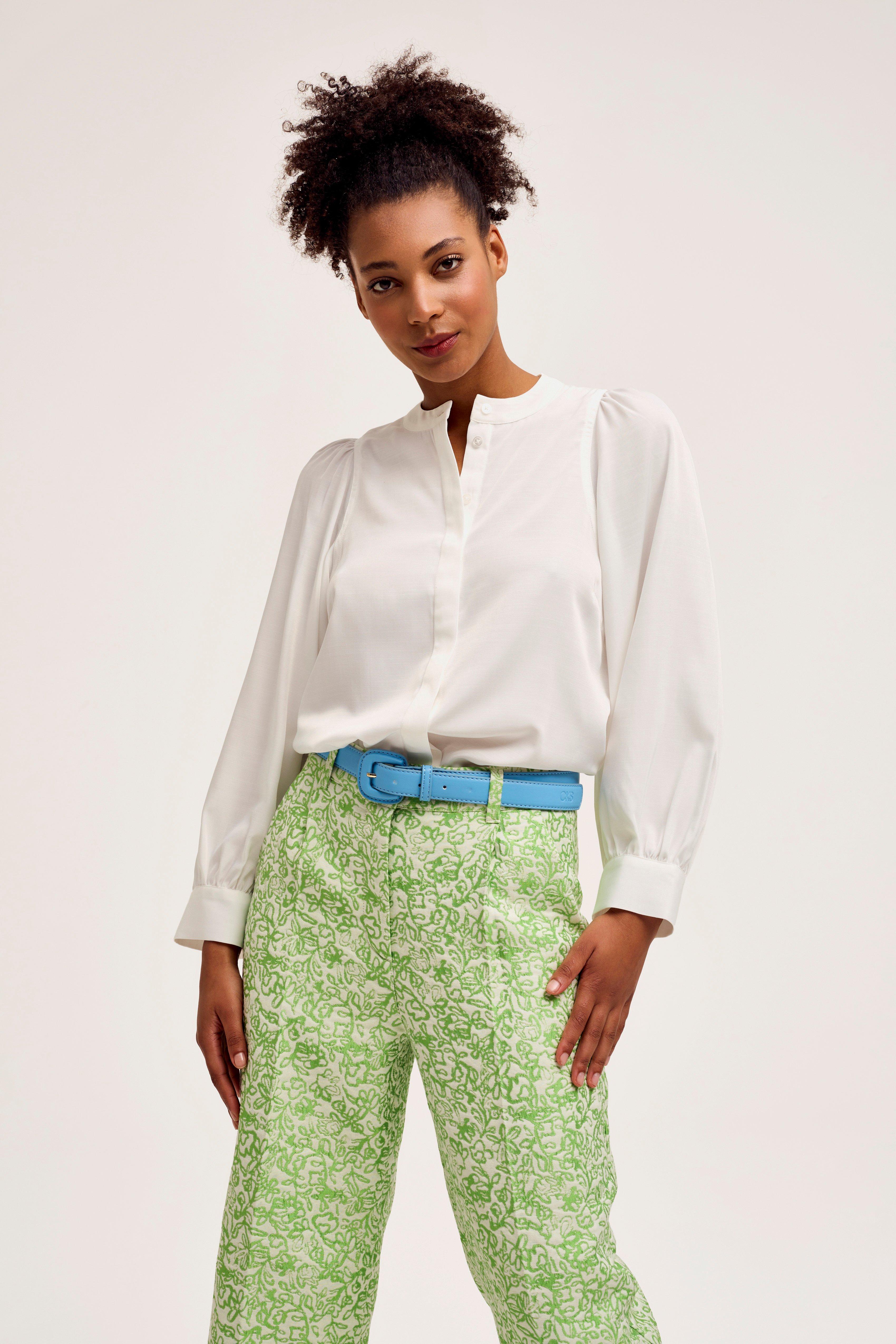 CKS Dames - ROSALINE - blouse korte mouwen - wit
