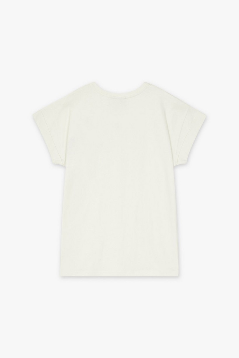 CKS Dames - JUNA - t-shirt korte mouwen - wit