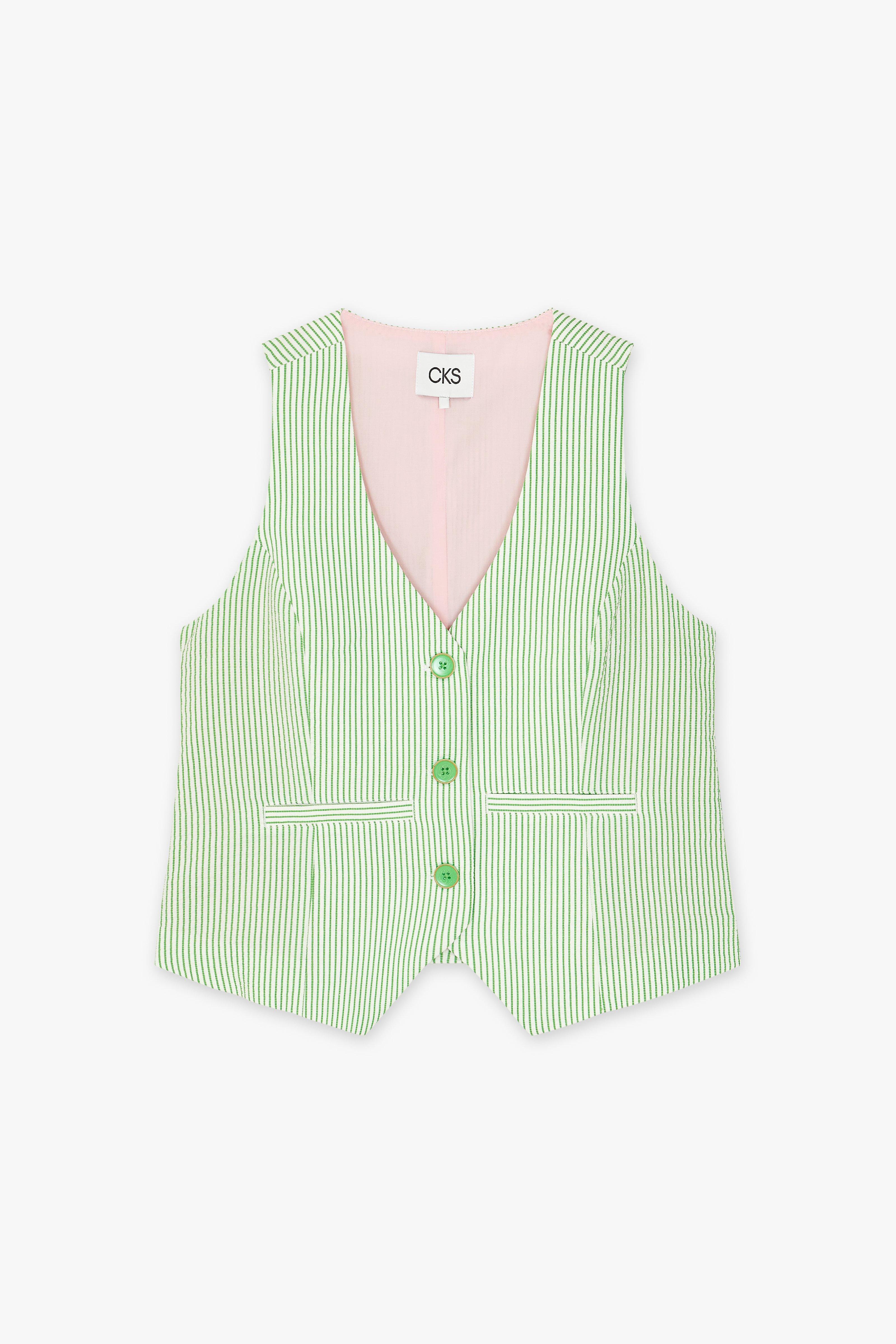 CKS Dames - IVAN - gilet - light green