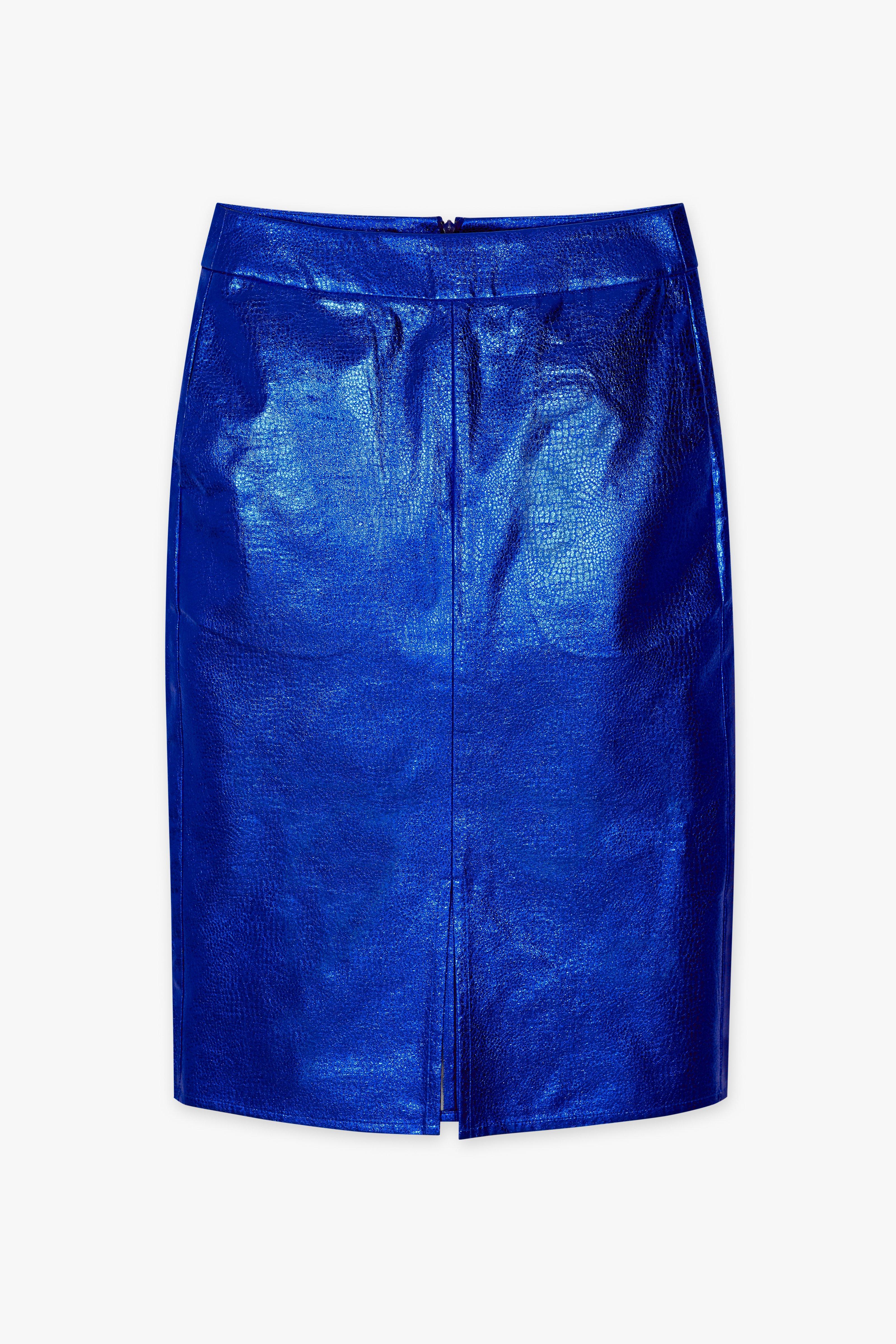 CKS Dames - RIMIDI - midi skirt - blue