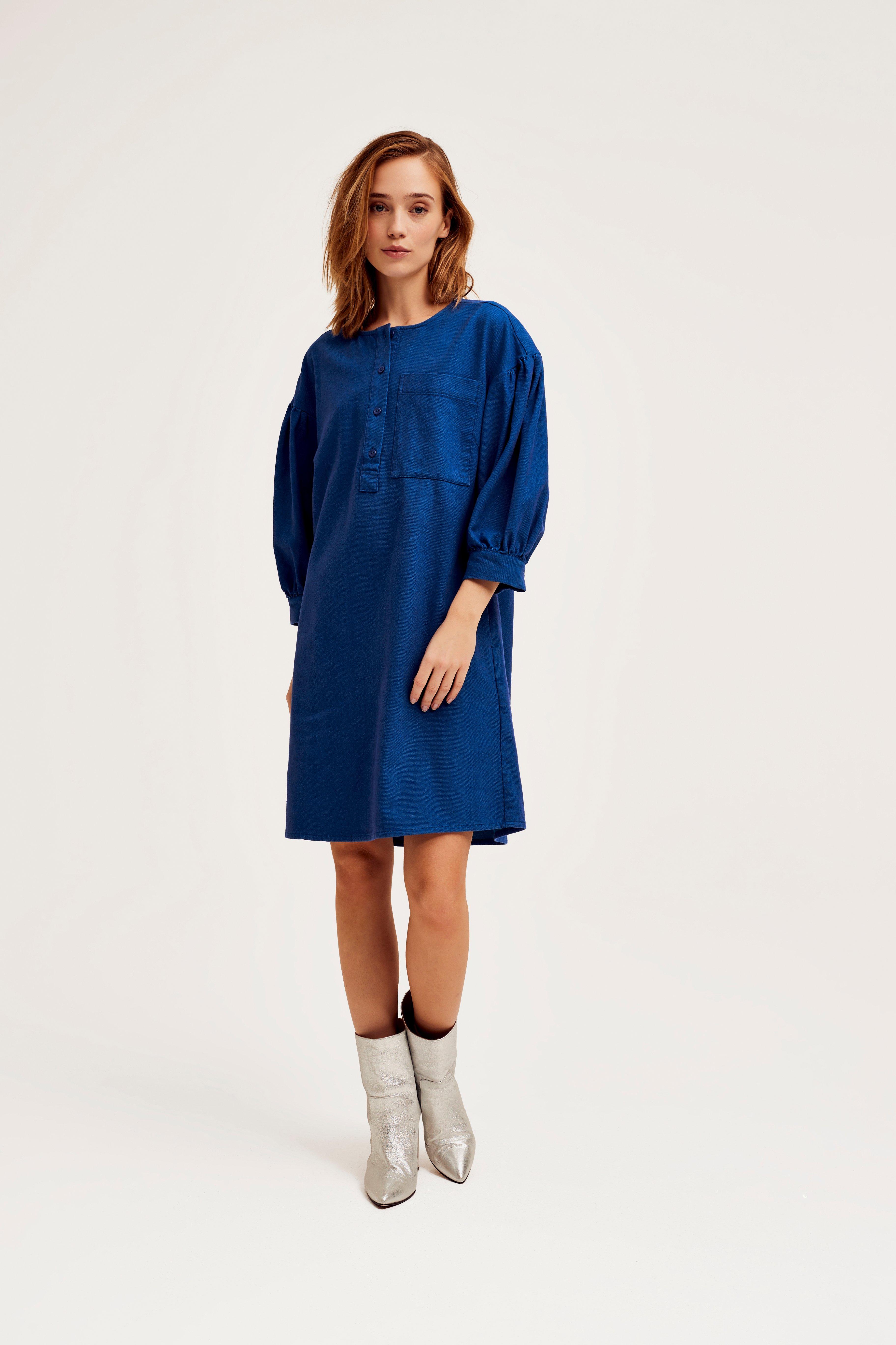 CKS Dames - IVAZ - robe courte - bleu