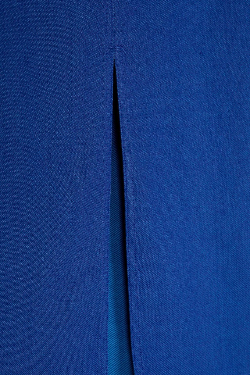 CKS Dames - SKIPPER - midi skirt - blue