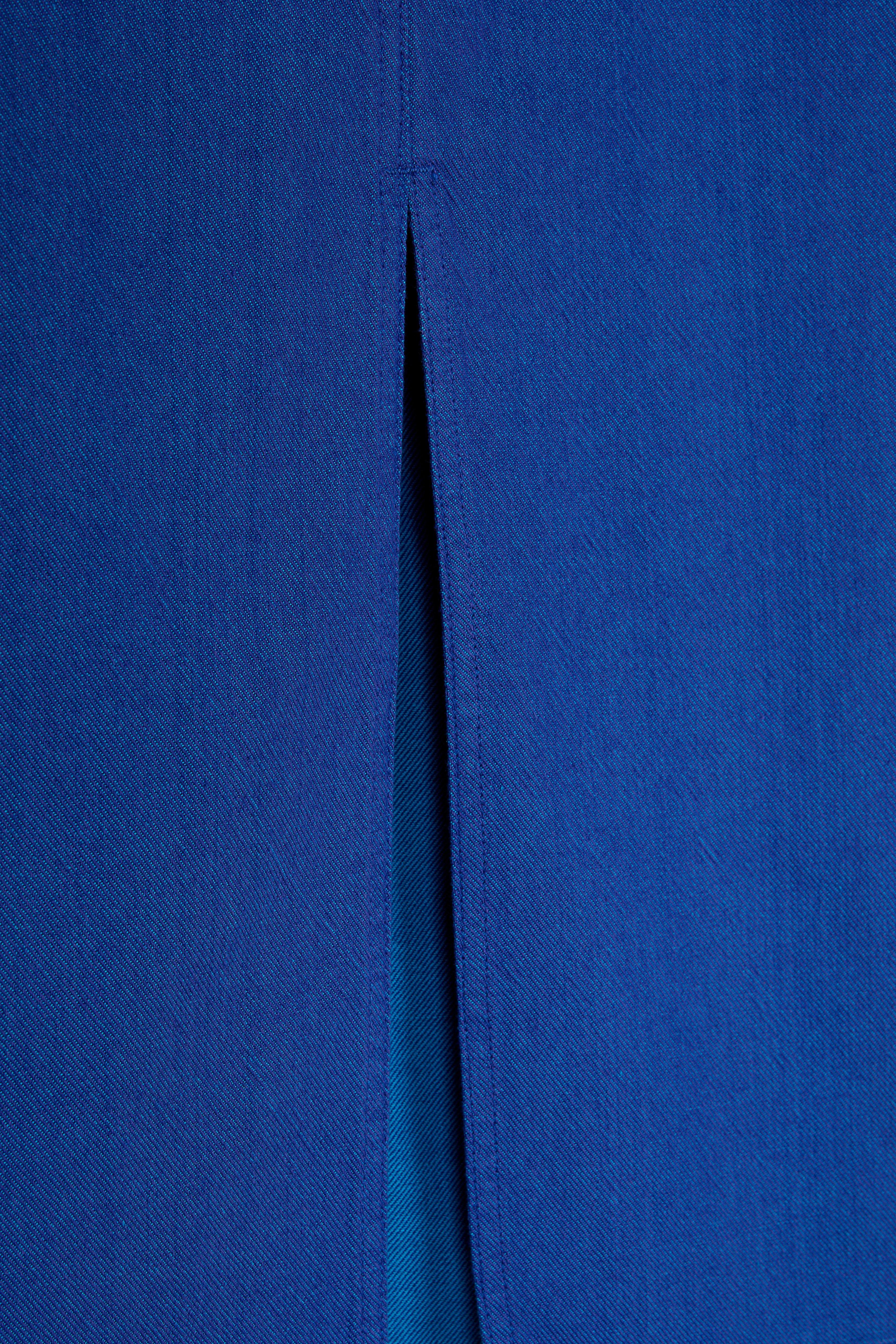 CKS Dames - SKIPPER - midi skirt - blue