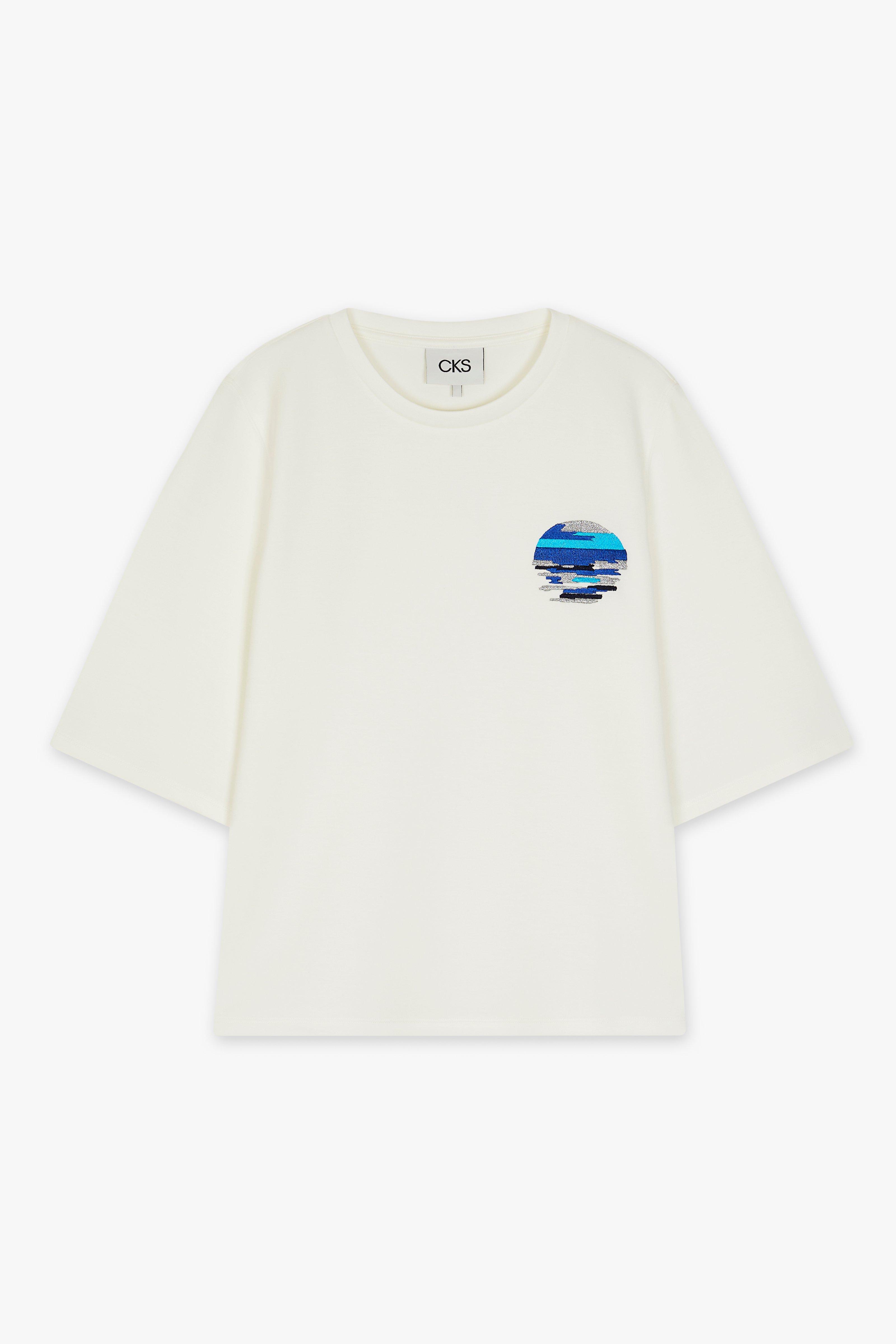 CKS Dames - SARI - T-Shirt Kurzarm - Hellbeige