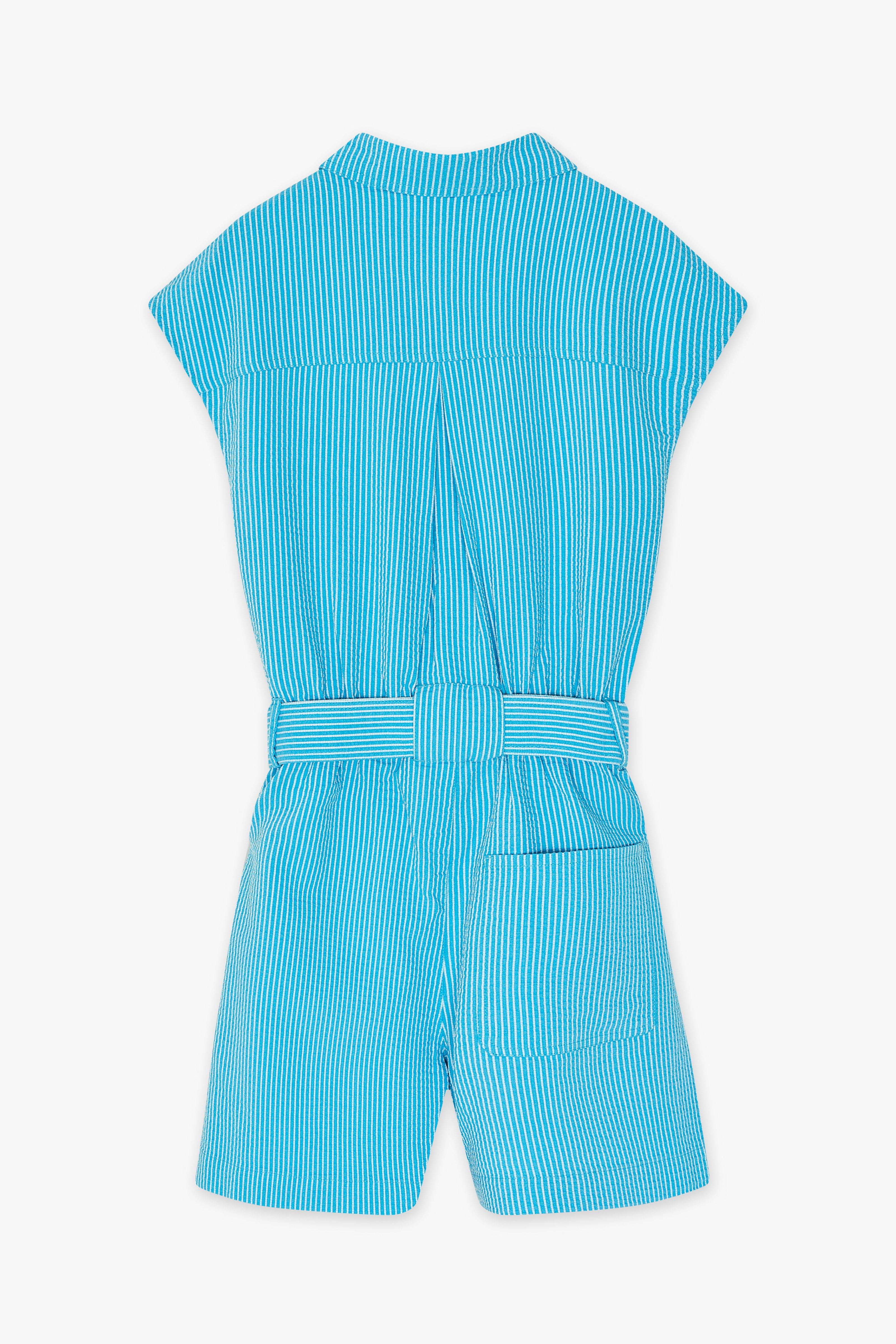 CKS Dames - WILHELMSHORT - Playsuit - Blau