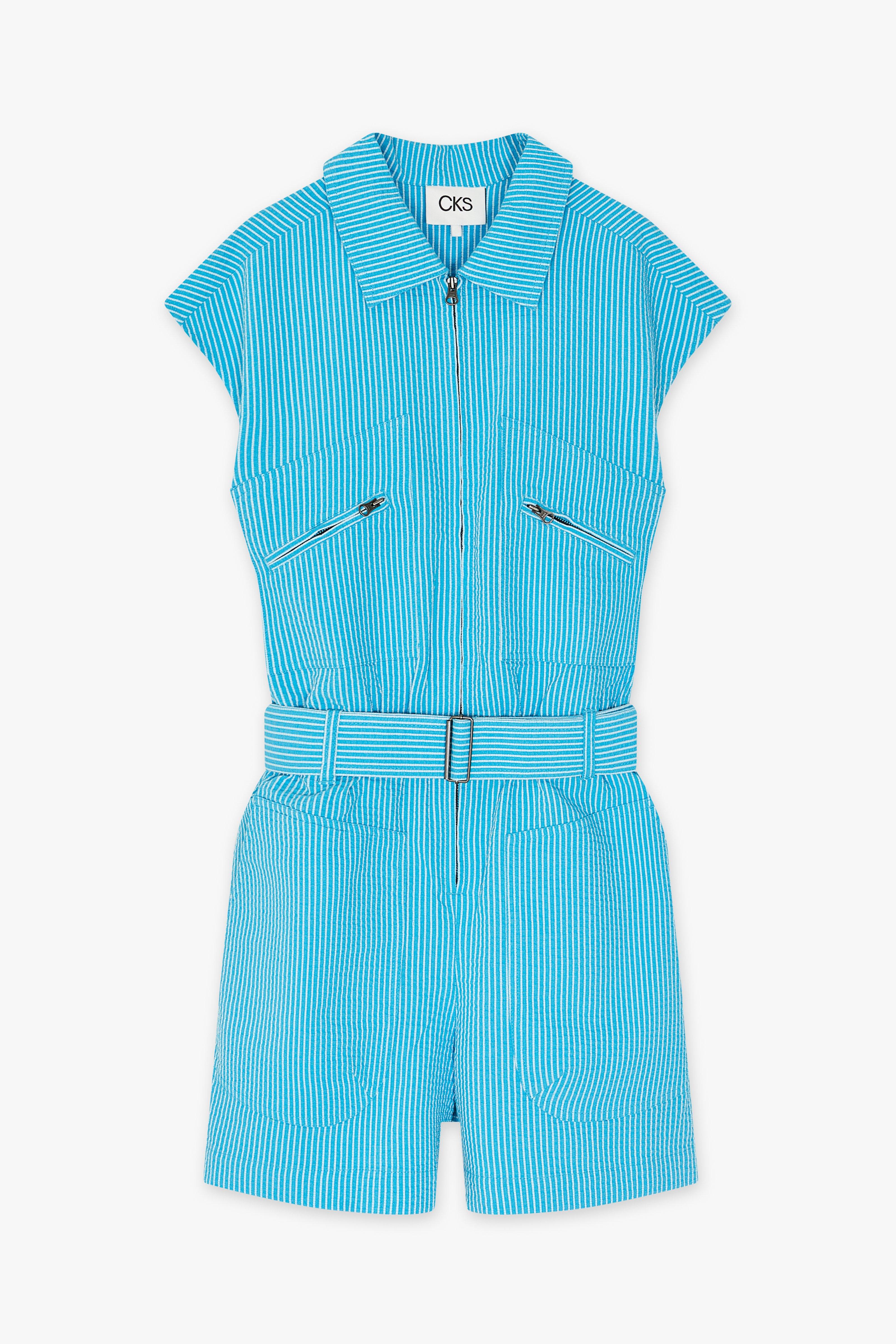 CKS Dames - WILHELMSHORT - playsuit - blue