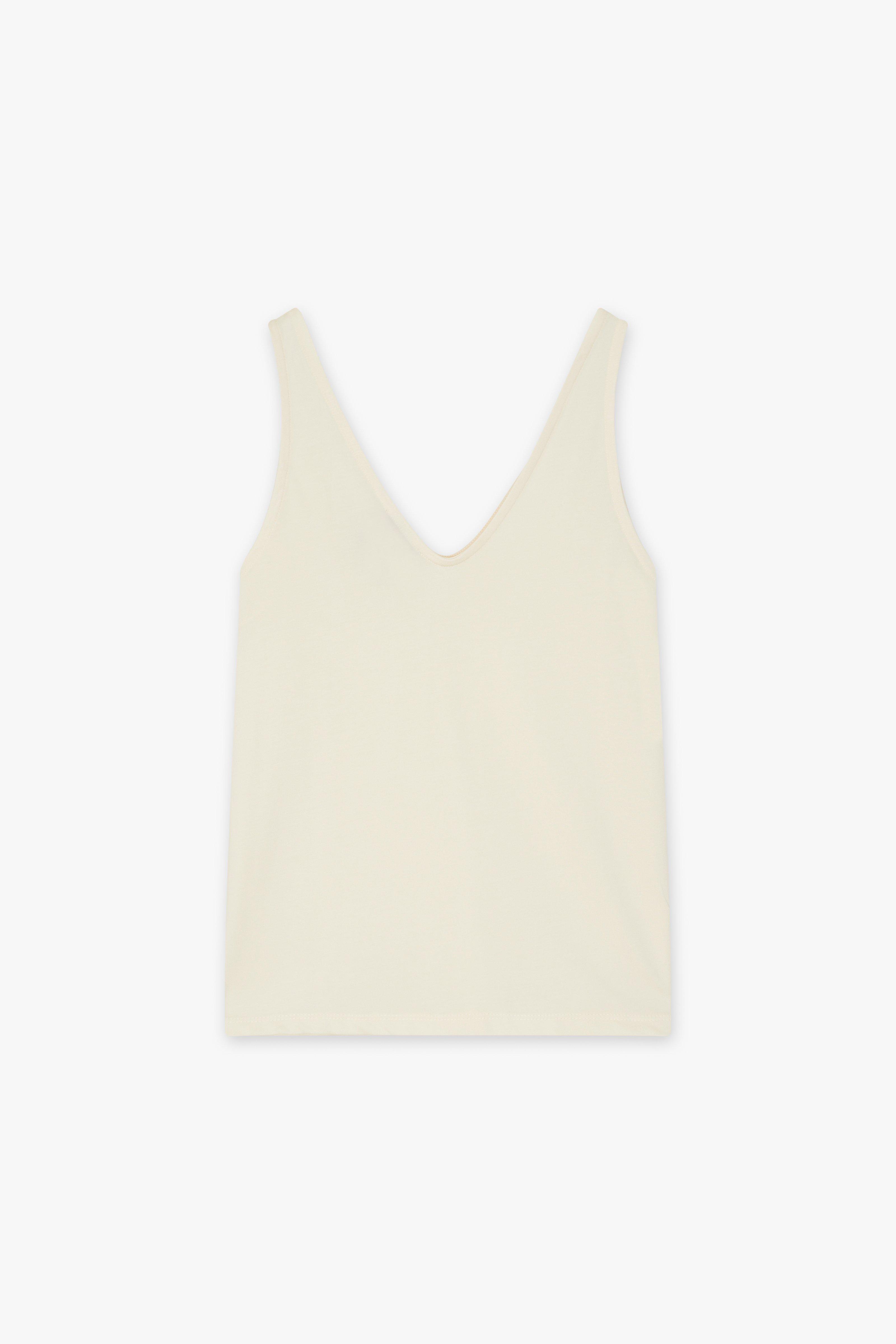 CKS - NUMIKA - mouwloze top - wit