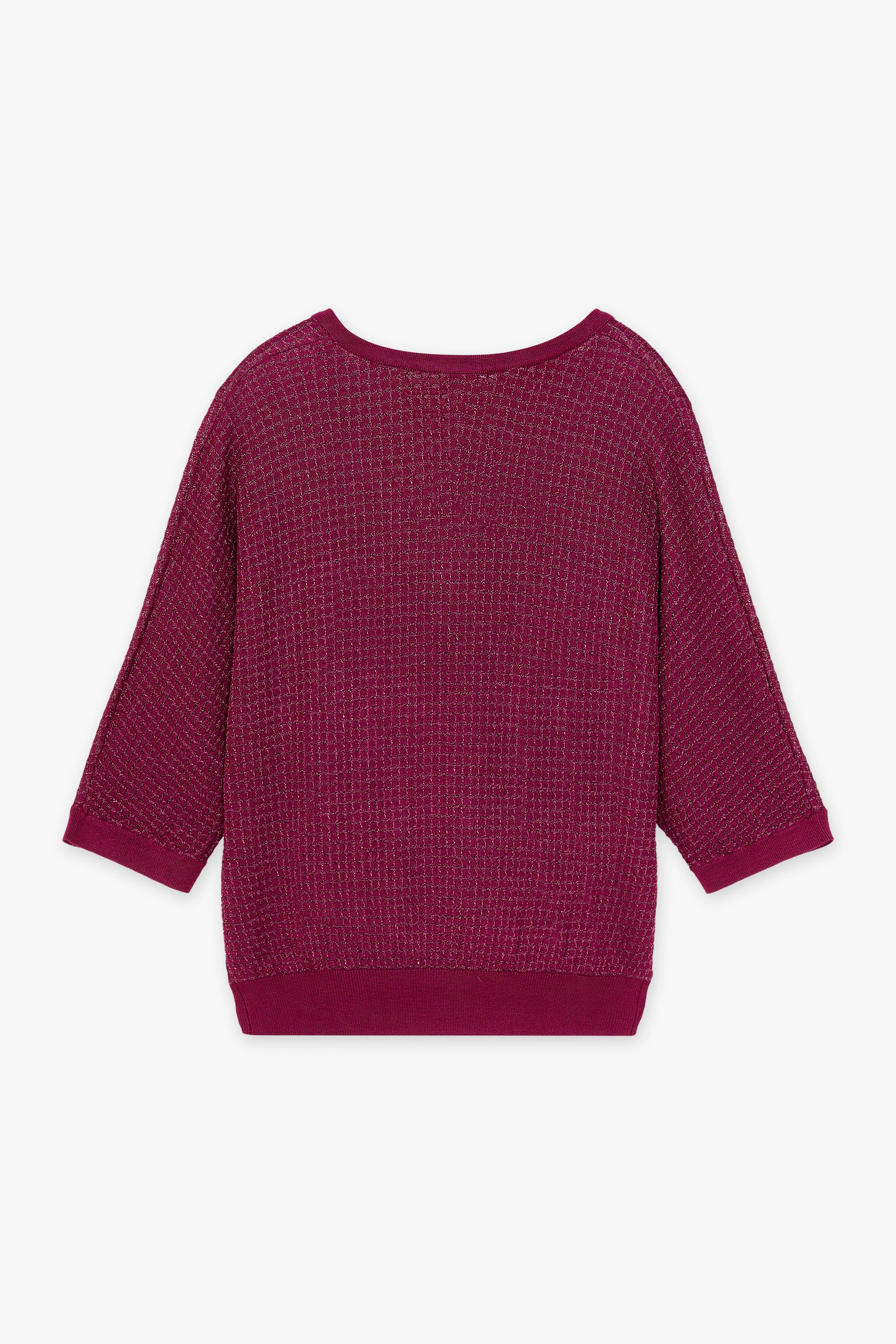 CKS Dames - PRIK - knitted top - purple