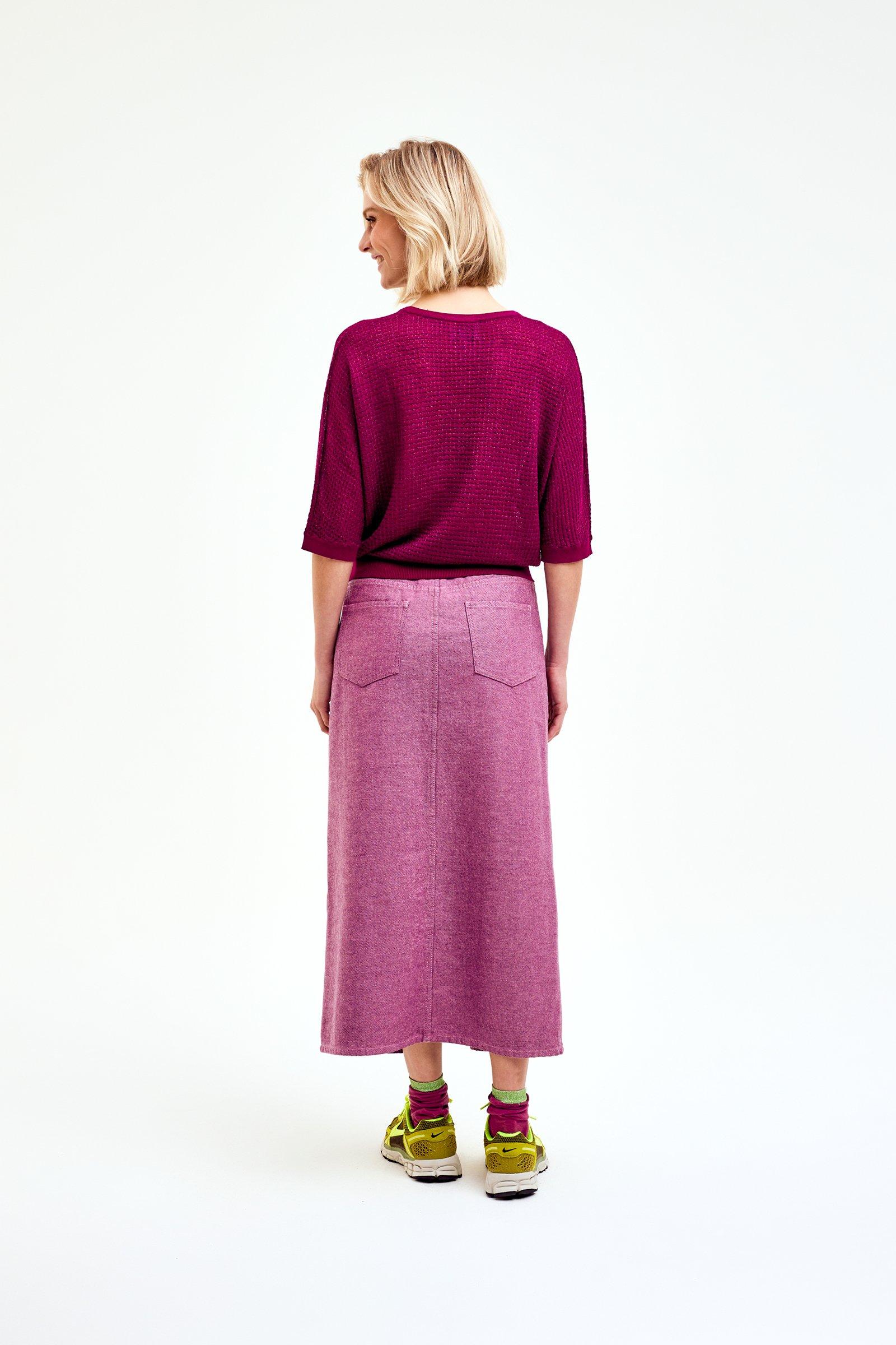 CKS Dames - PRIK - knitted top - purple