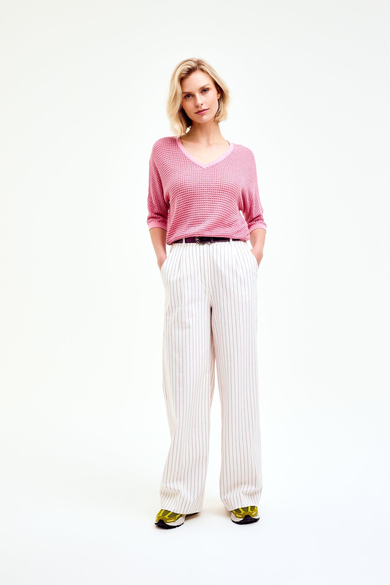 CKS Dames - PRIK - knitted top - light pink