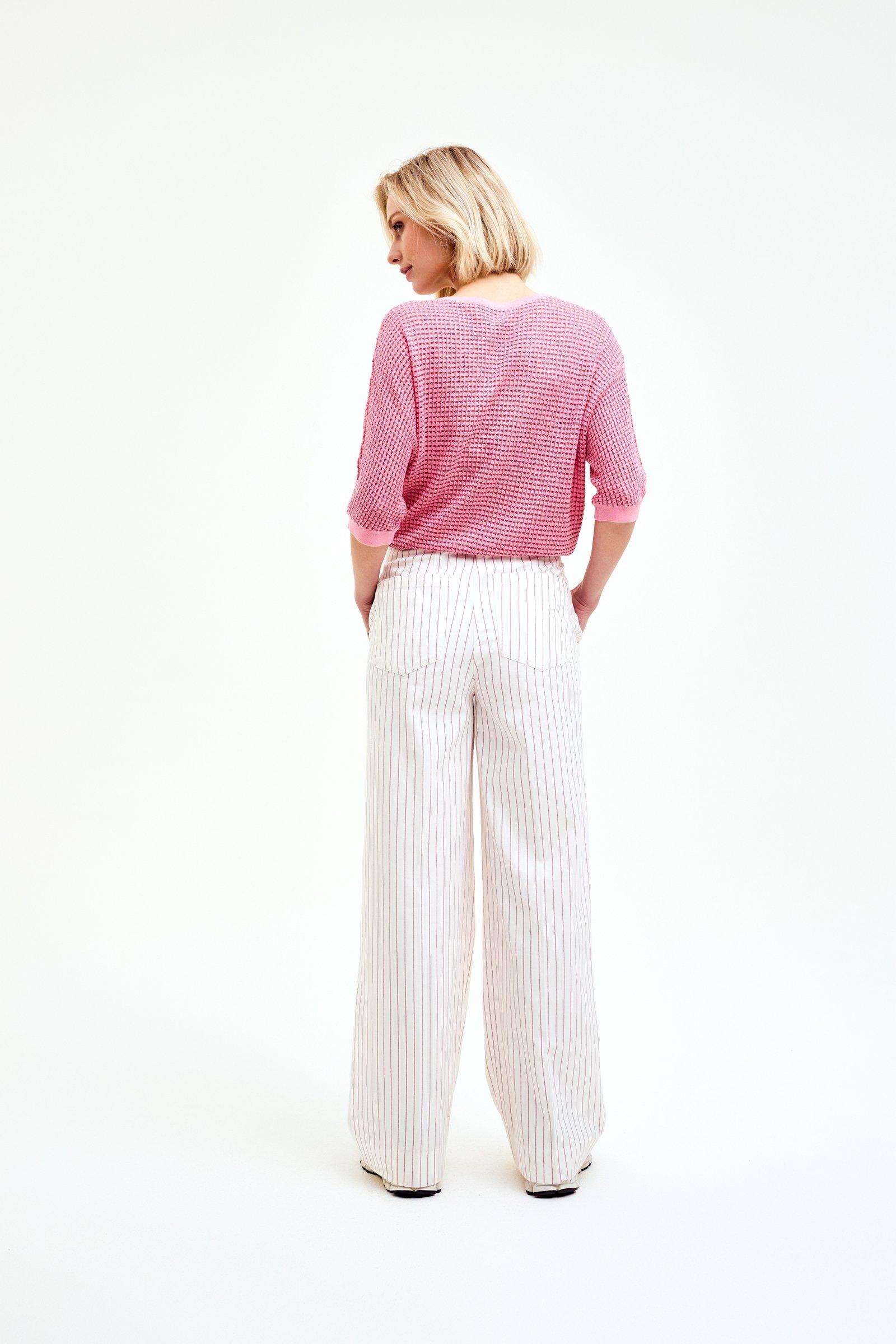 CKS Dames - PRIK - knitted top - light pink