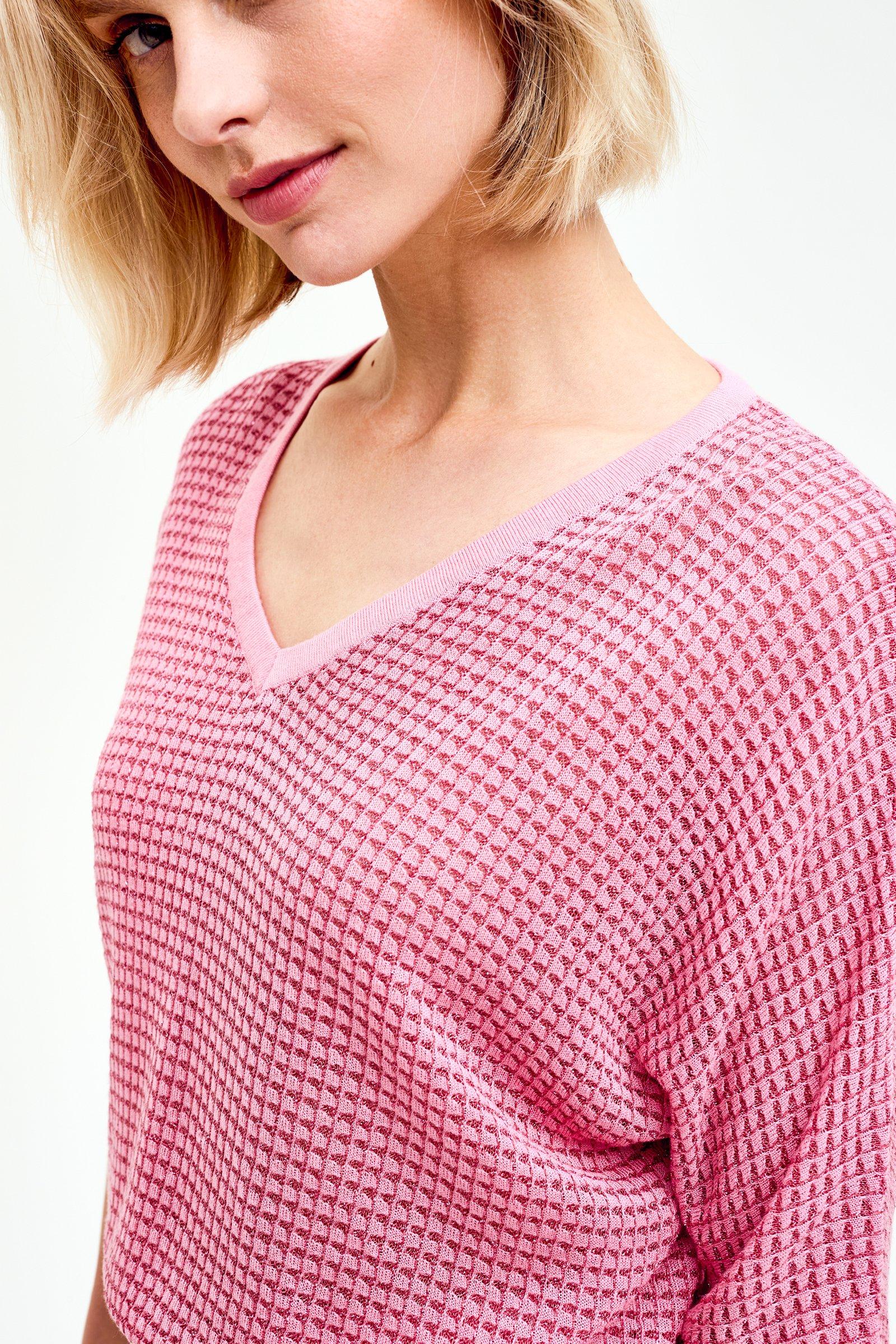 CKS Dames - PRIK - knitted top - light pink