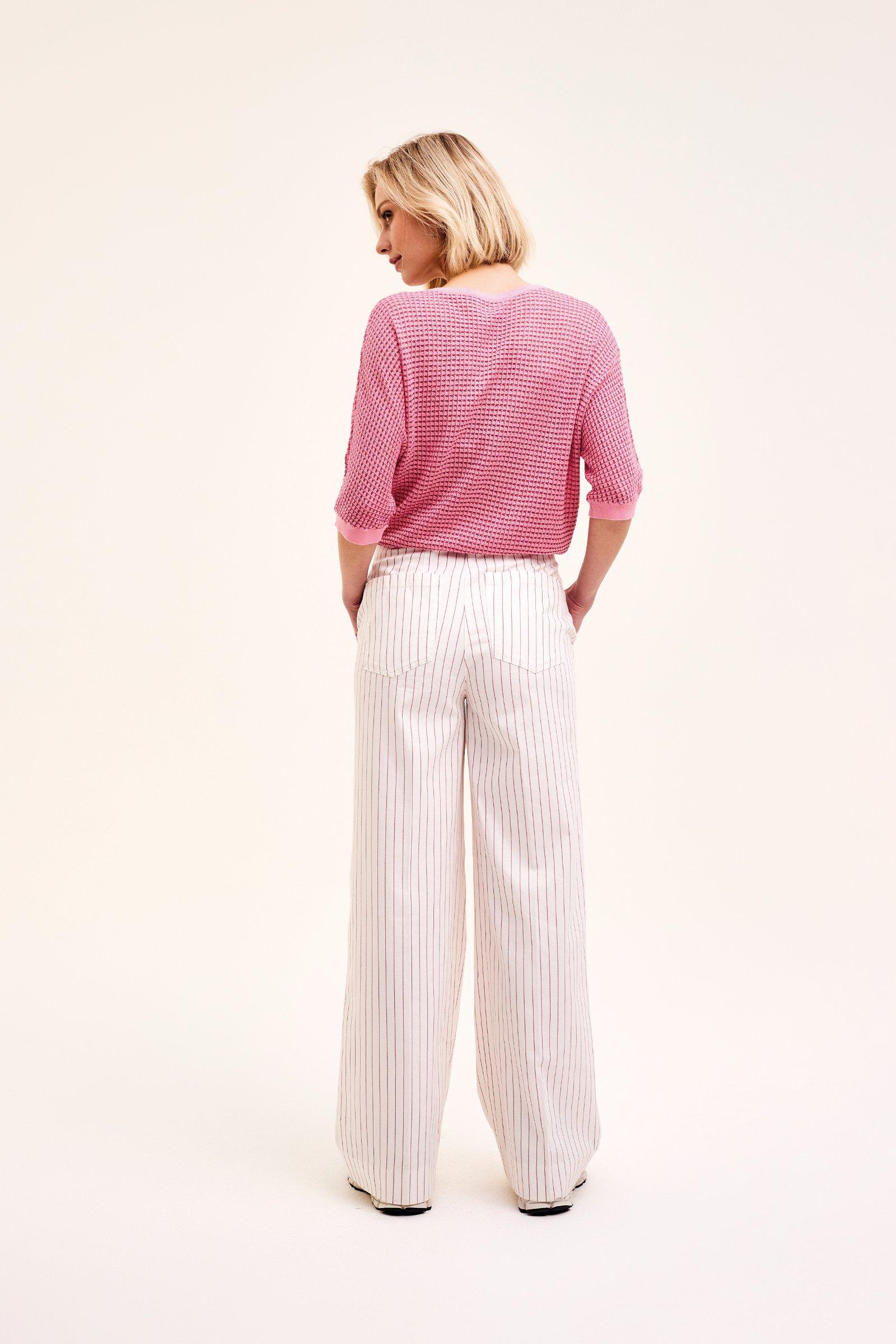 CKS Dames - PRIK - knitted top - light pink