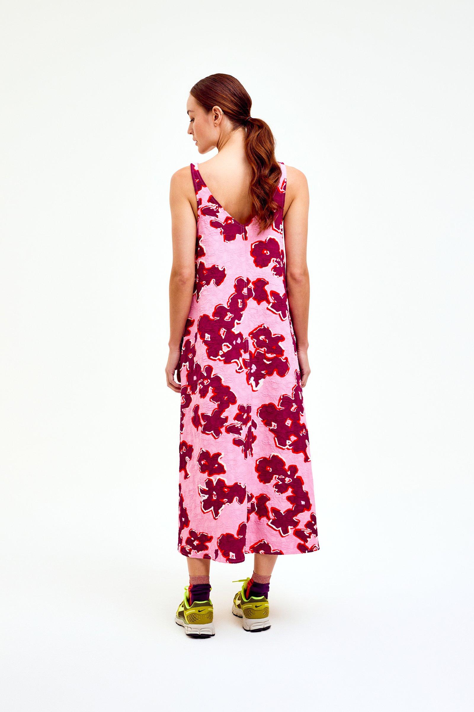 CKS Dames - NESPIAM - robe longue - rose clair