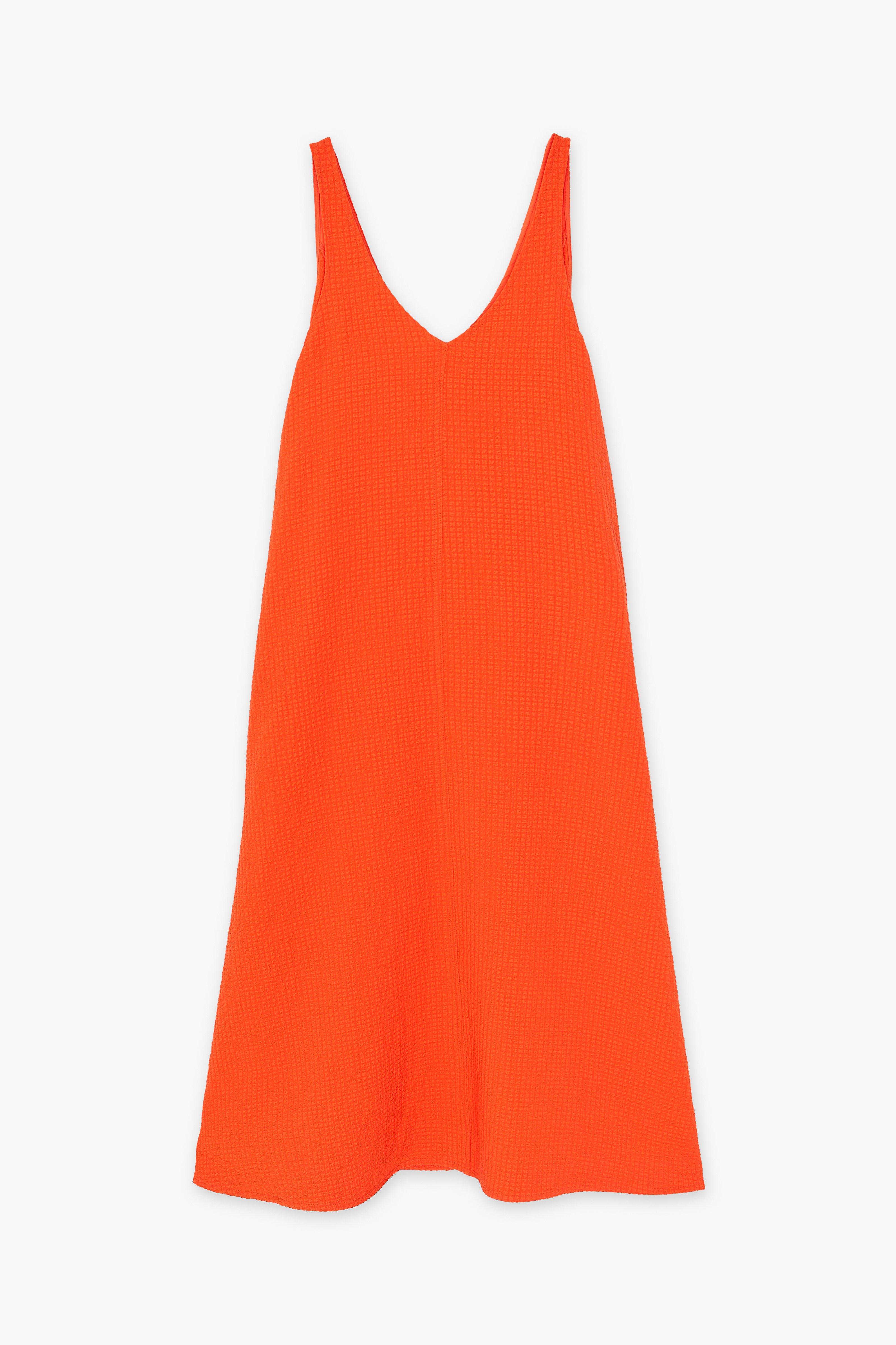 CKS Dames - NESPIAM - Langes Kleid - Hellorange