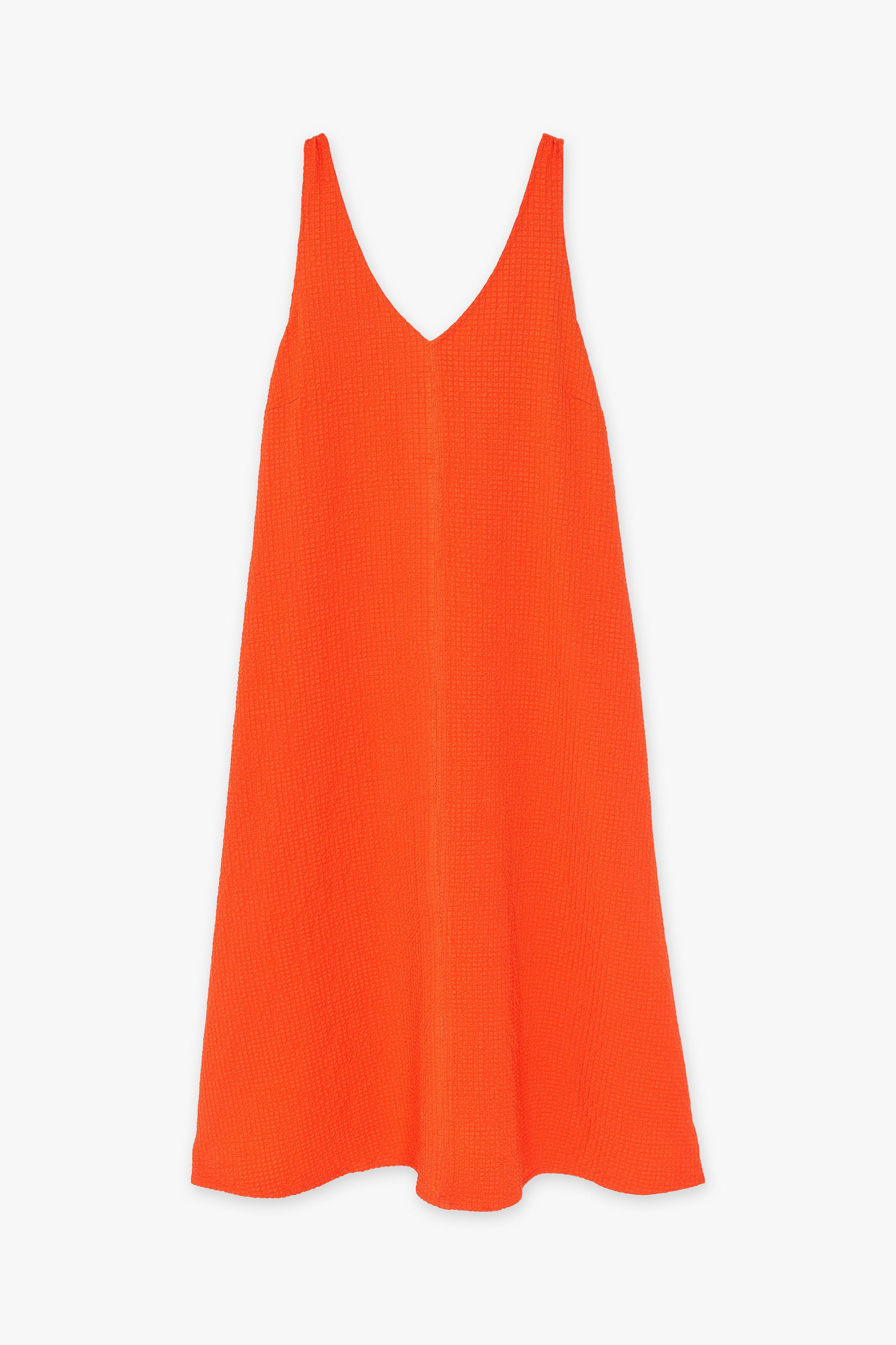 CKS Dames - NESPIAM - Langes Kleid - Hellorange